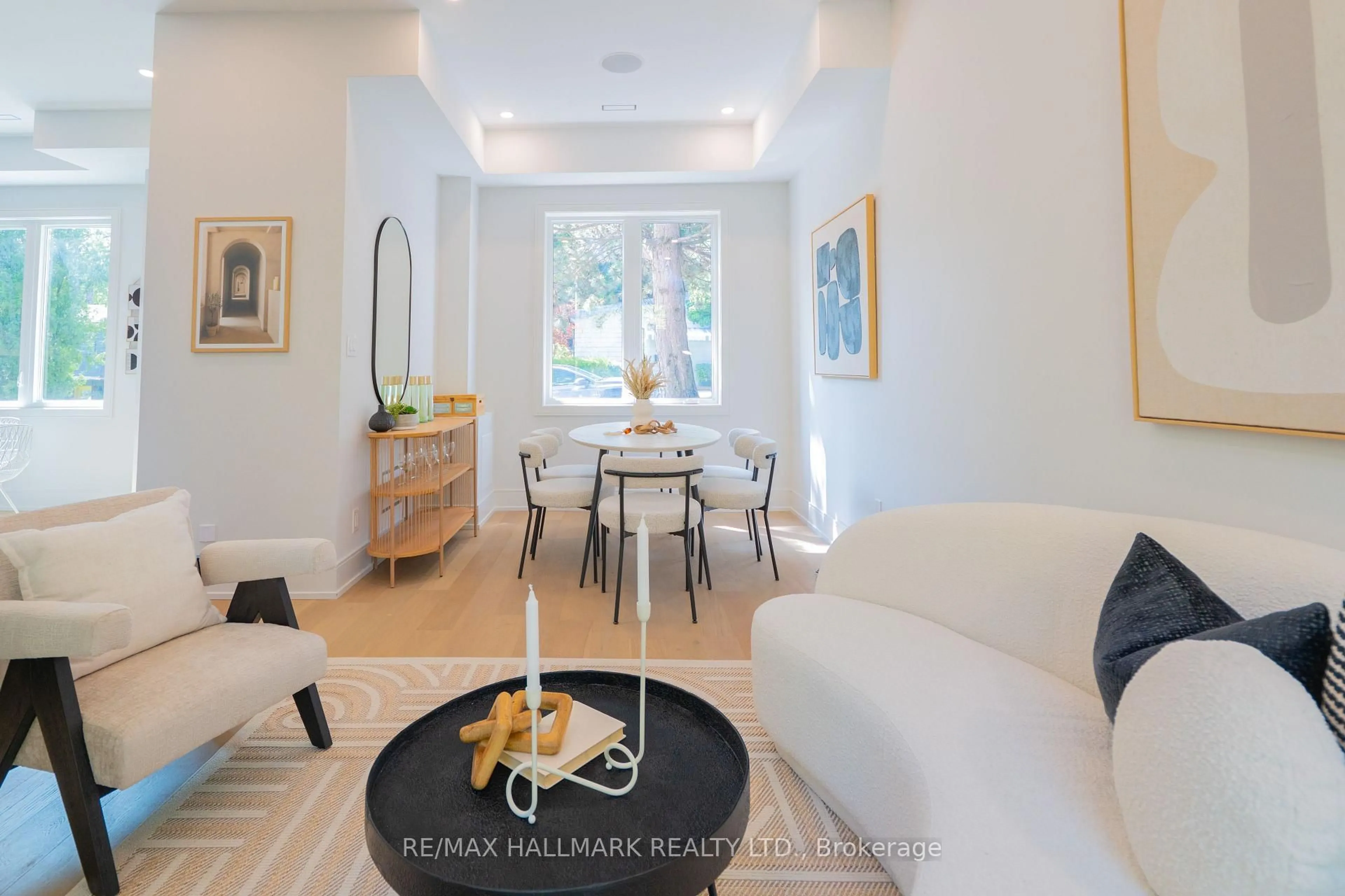 Living room with furniture, ceramic/tile floor for 22 Harriet St, Toronto Ontario M4L 2E9