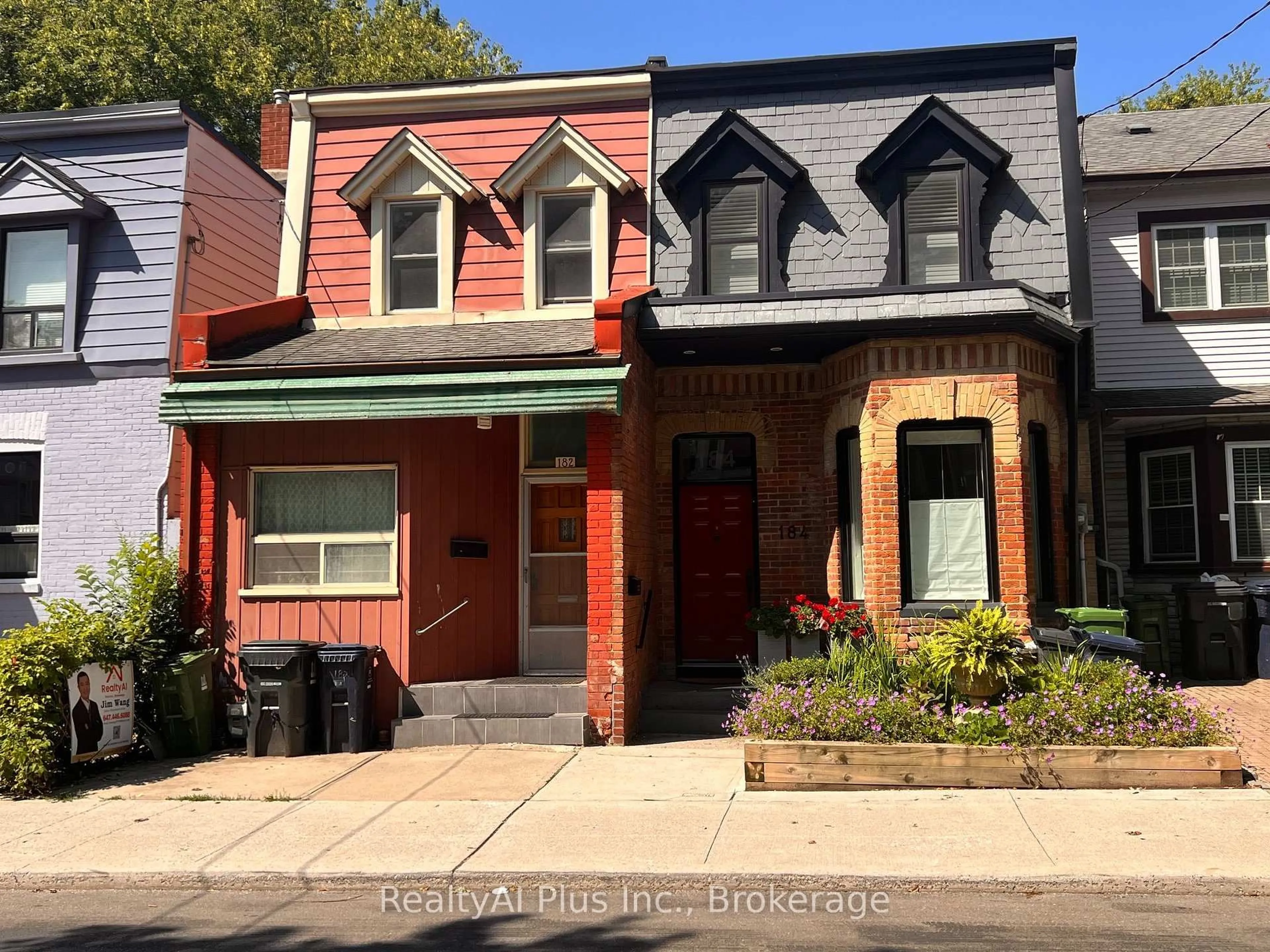 Home with brick exterior material, street for 182 Boulton Ave, Toronto Ontario M4M 2J9