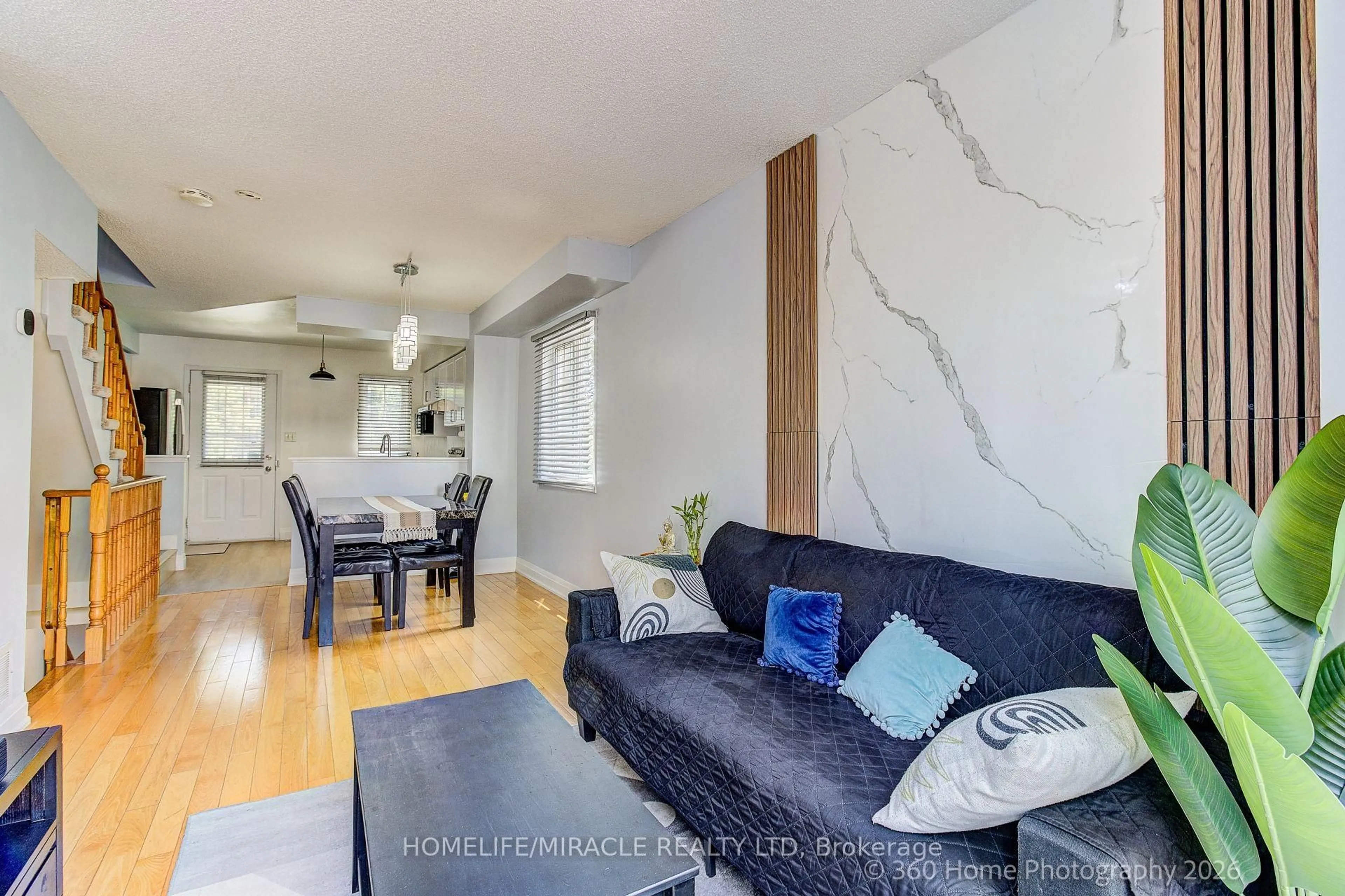 Living room with furniture, unknown for 2 Hedge End Rd #85, Toronto Ontario M1B 5Z8