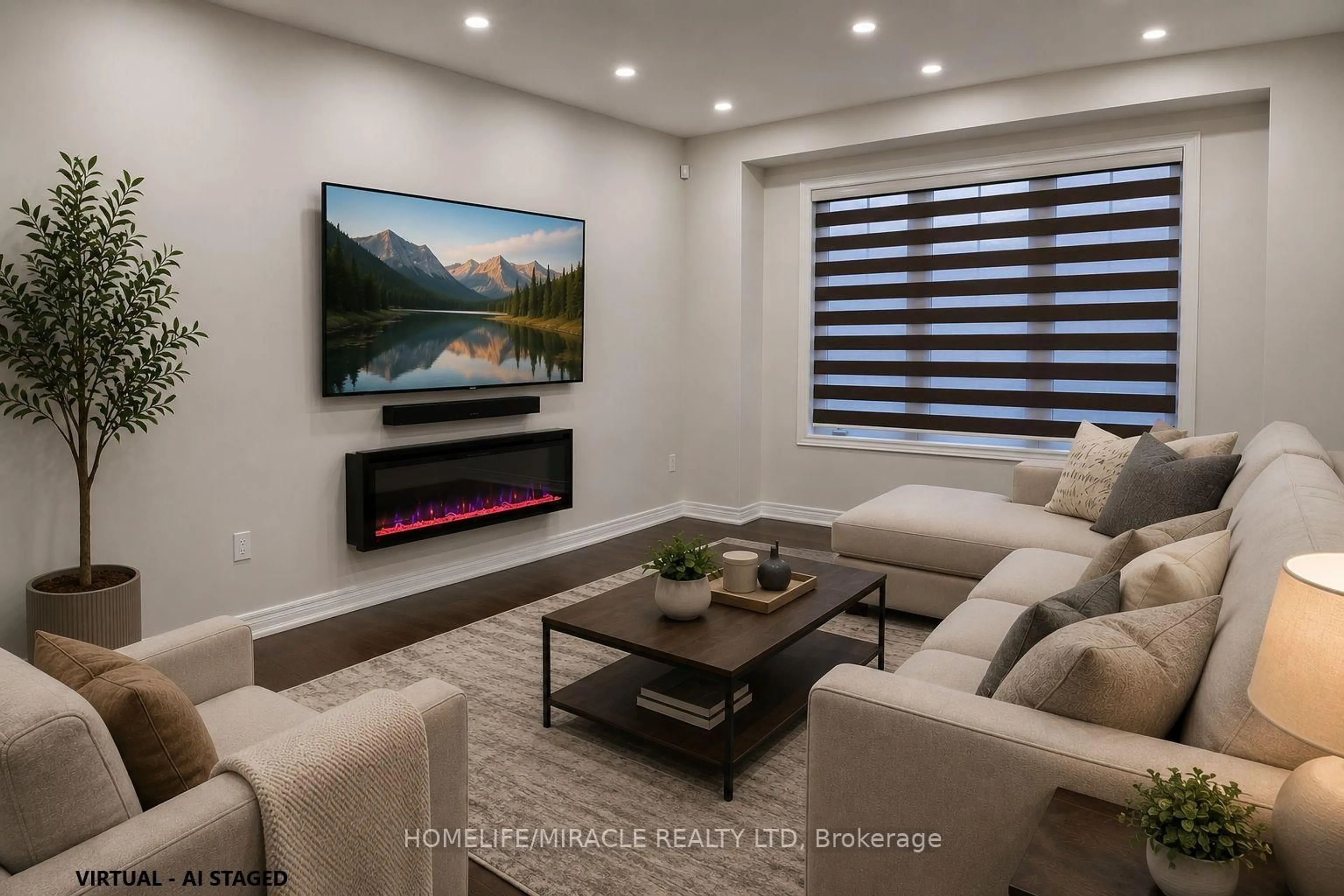 Home theater for 12 Thelma Dr, Whitby Ontario L1P 0N3