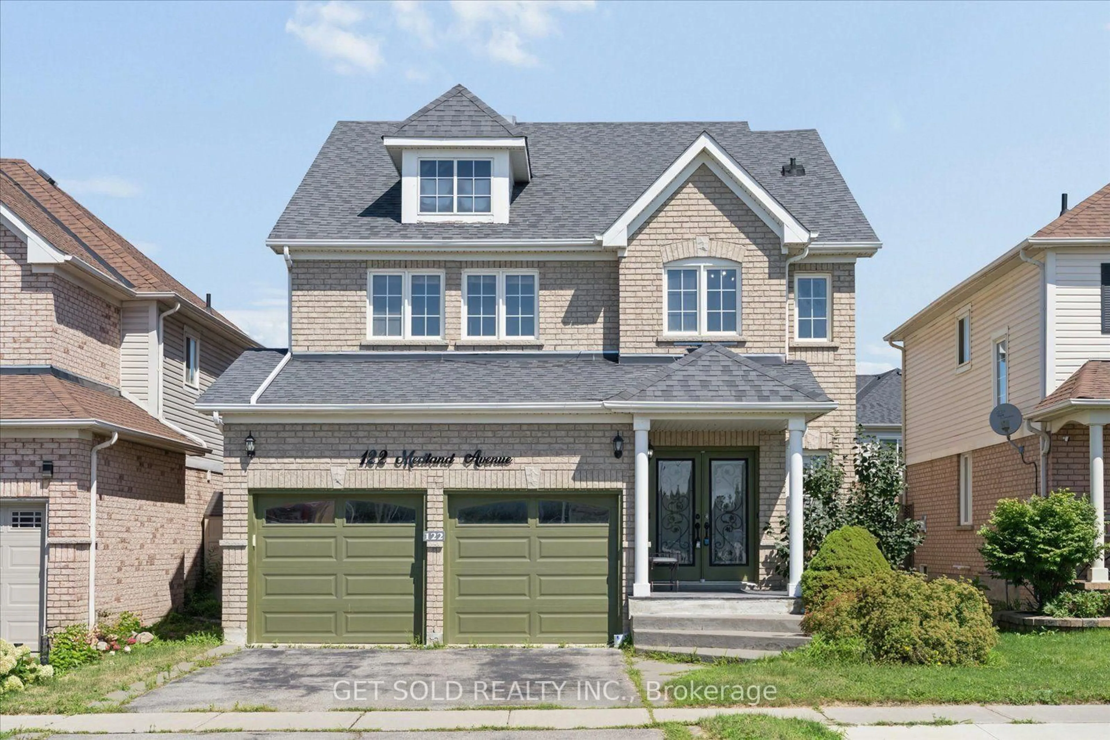 Home with brick exterior material, street for 122 Medland Ave, Whitby Ontario L1P 1W7