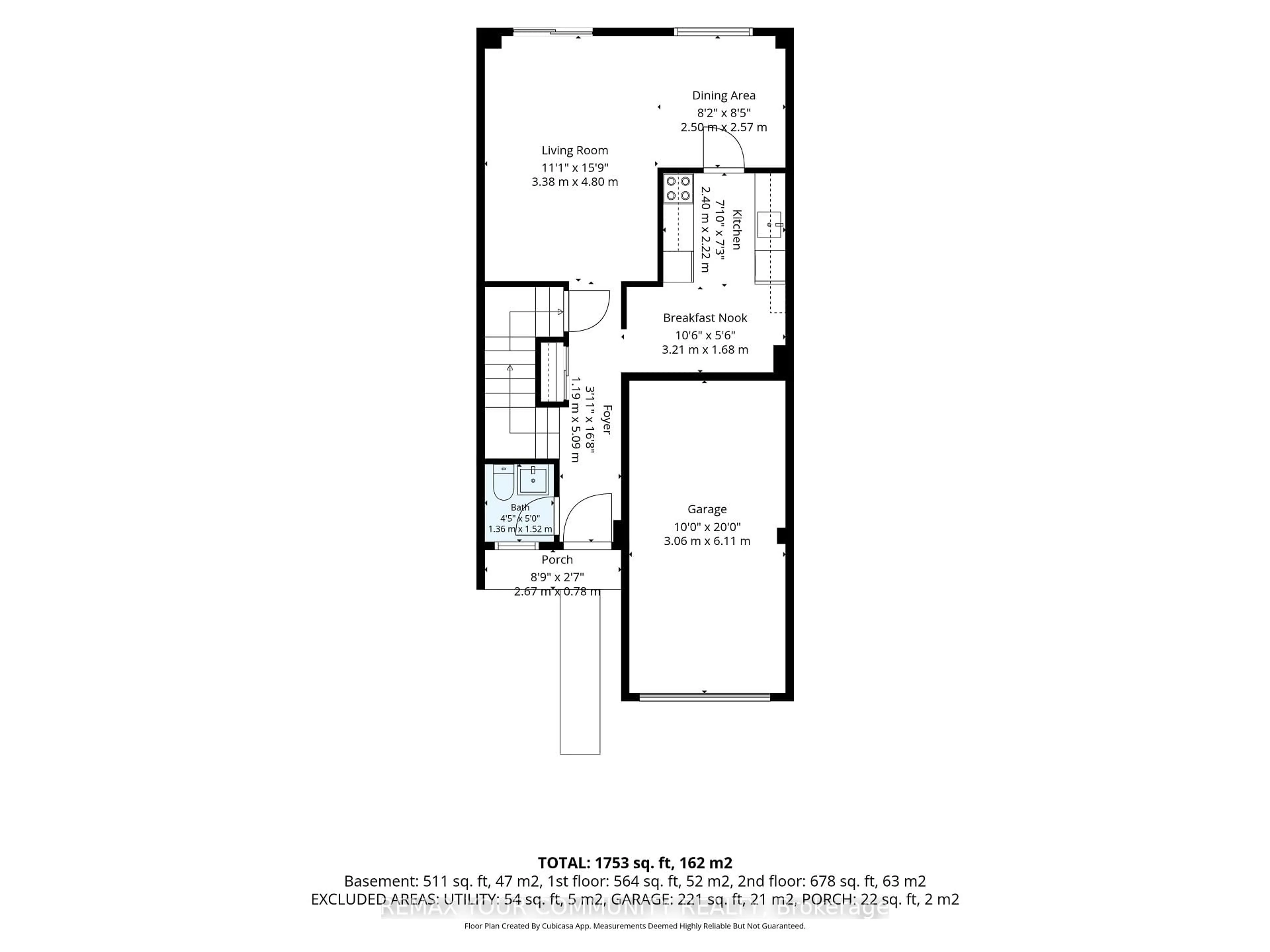 Floor plan for 80 Dundalk Dr, Toronto Ontario L6S 3J5