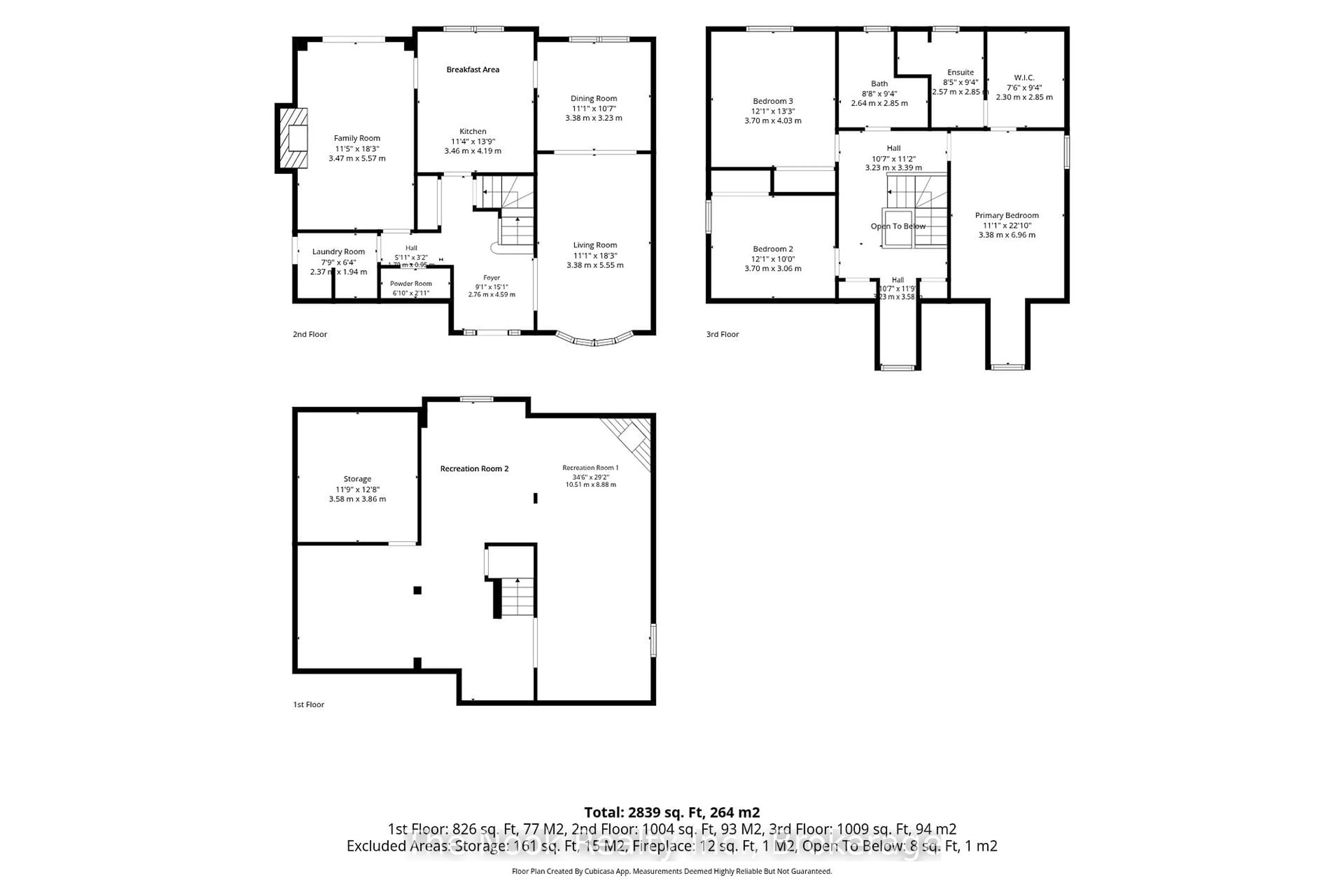 Floor plan for 424 Prince Of Wales Dr, Whitby Ontario L1N 6M9