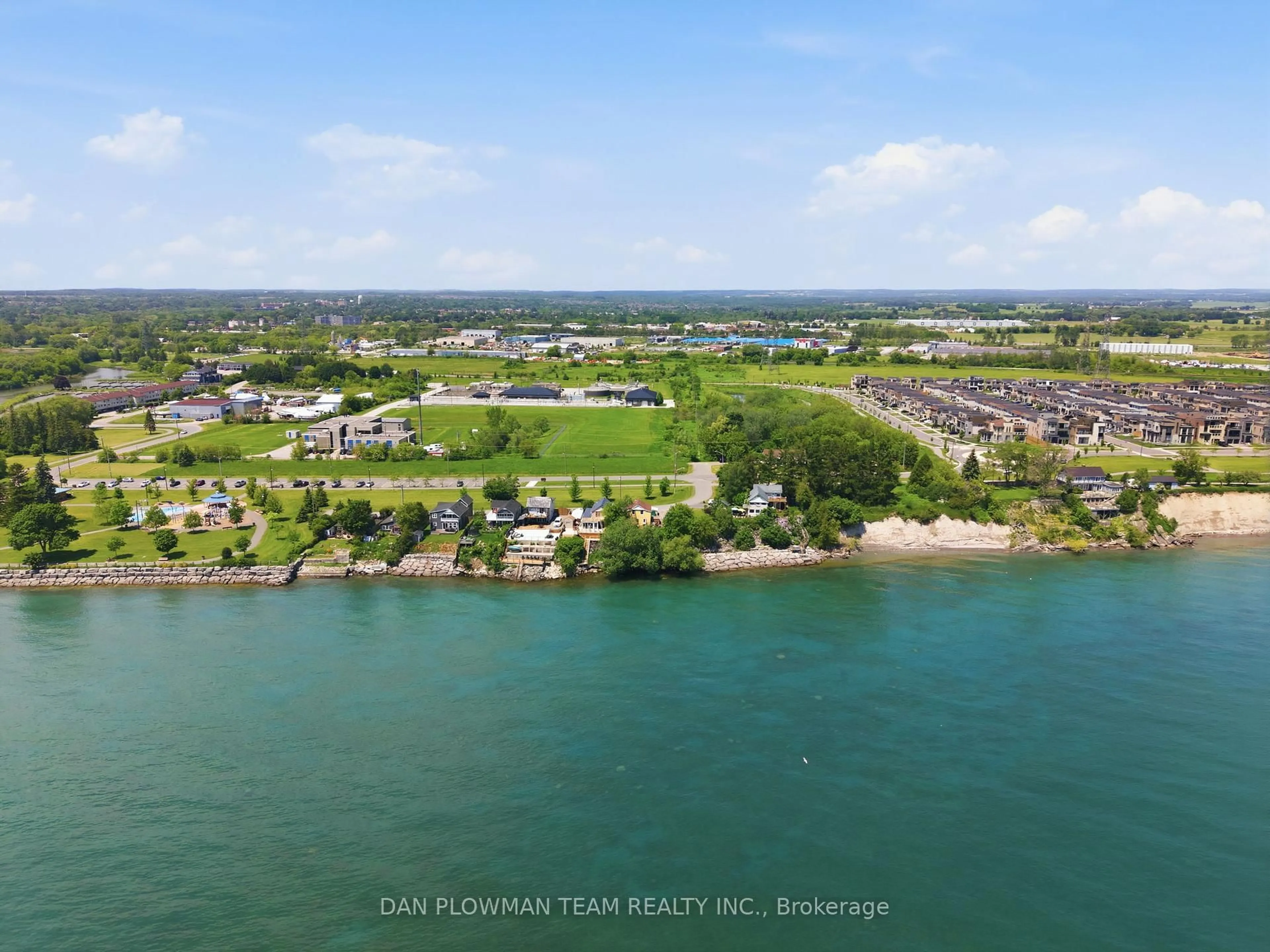 A pic from outside/outdoor area/front of a property/back of a property/a pic from drone, water/lake/river/ocean view for 78 East Beach Rd, Clarington Ontario L1C 6A5