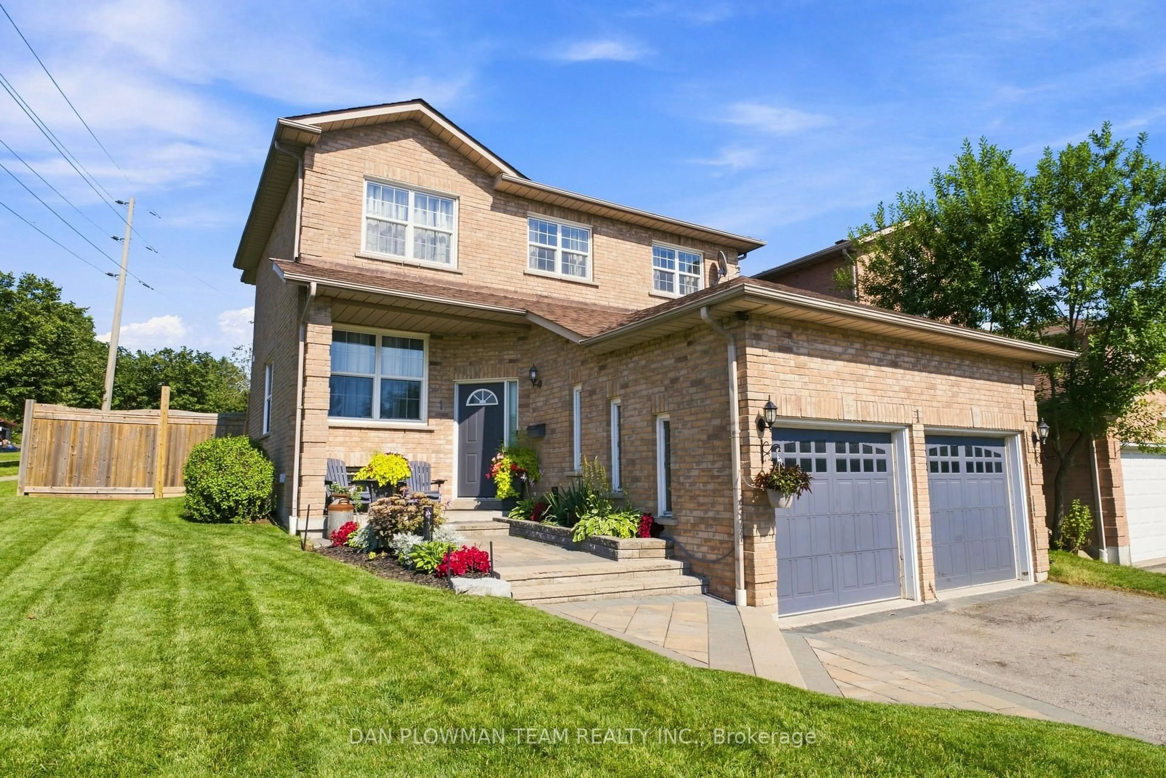 Home with brick exterior material, street for 1 Murkar Cres, Whitby Ontario L1N 8Y4
