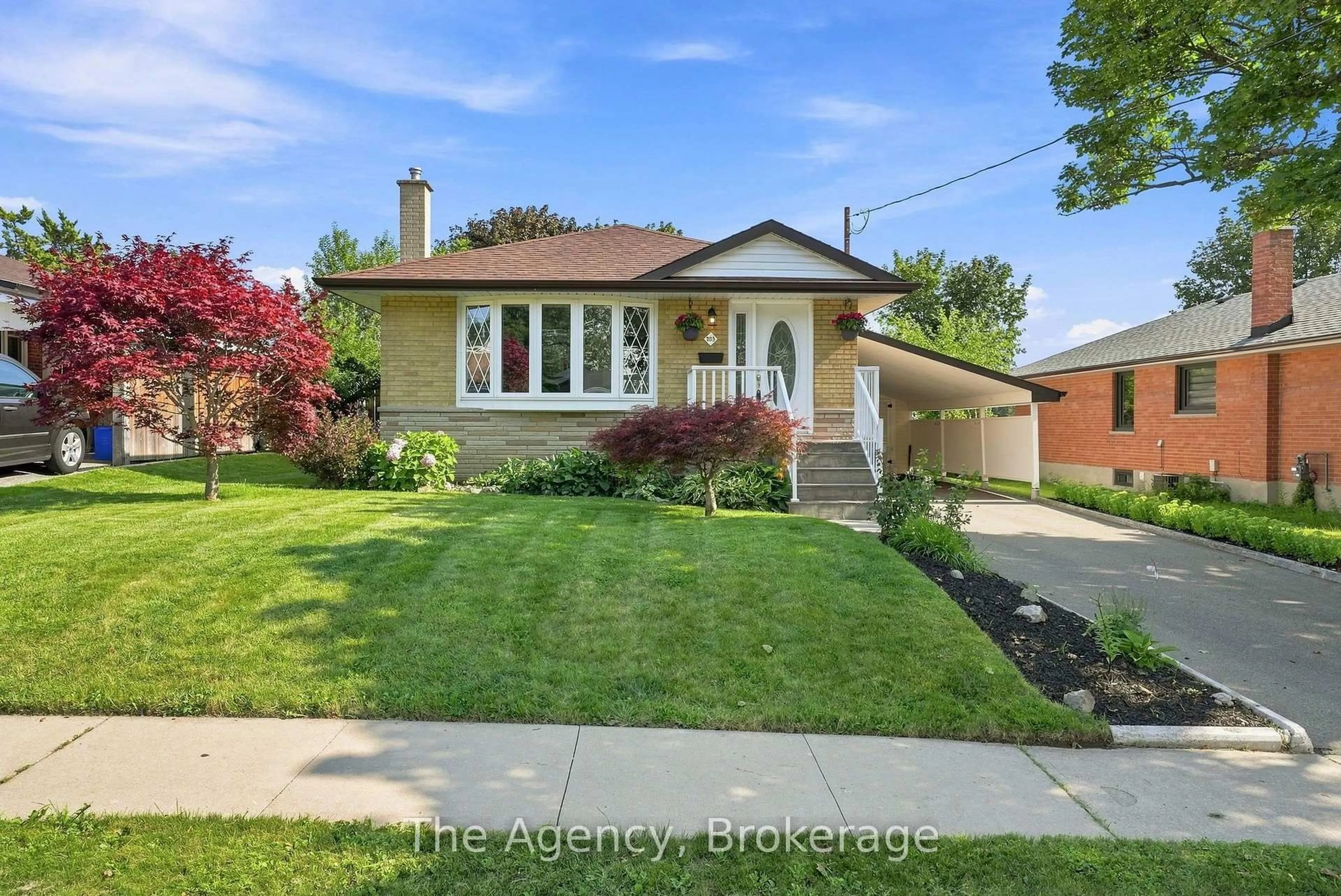Home with brick exterior material, street for 703 Newman Cres, Whitby Ontario L1N 1M7