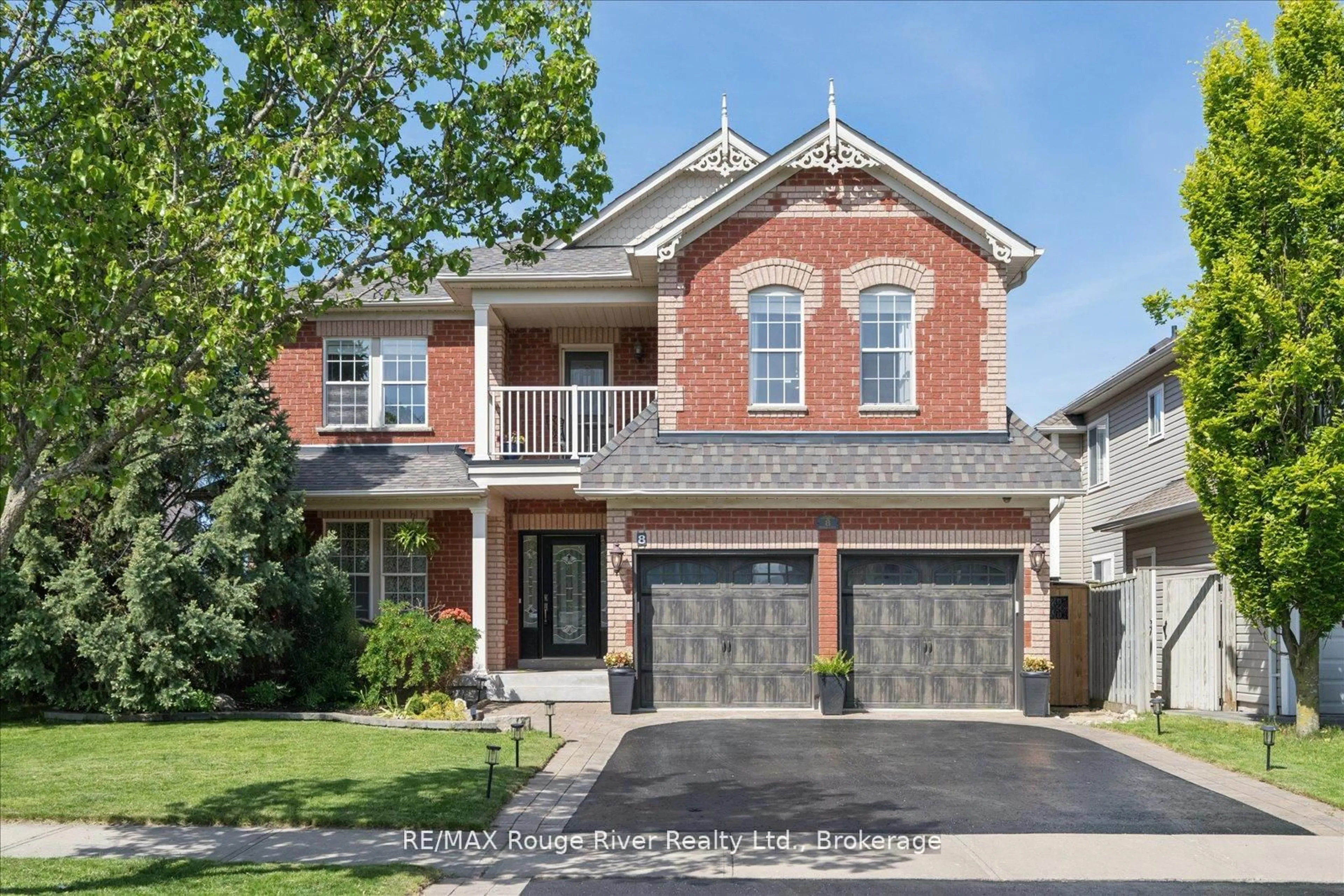 Home with brick exterior material, street for 8 Briggs Cres, Whitby Ontario L1M 0H5