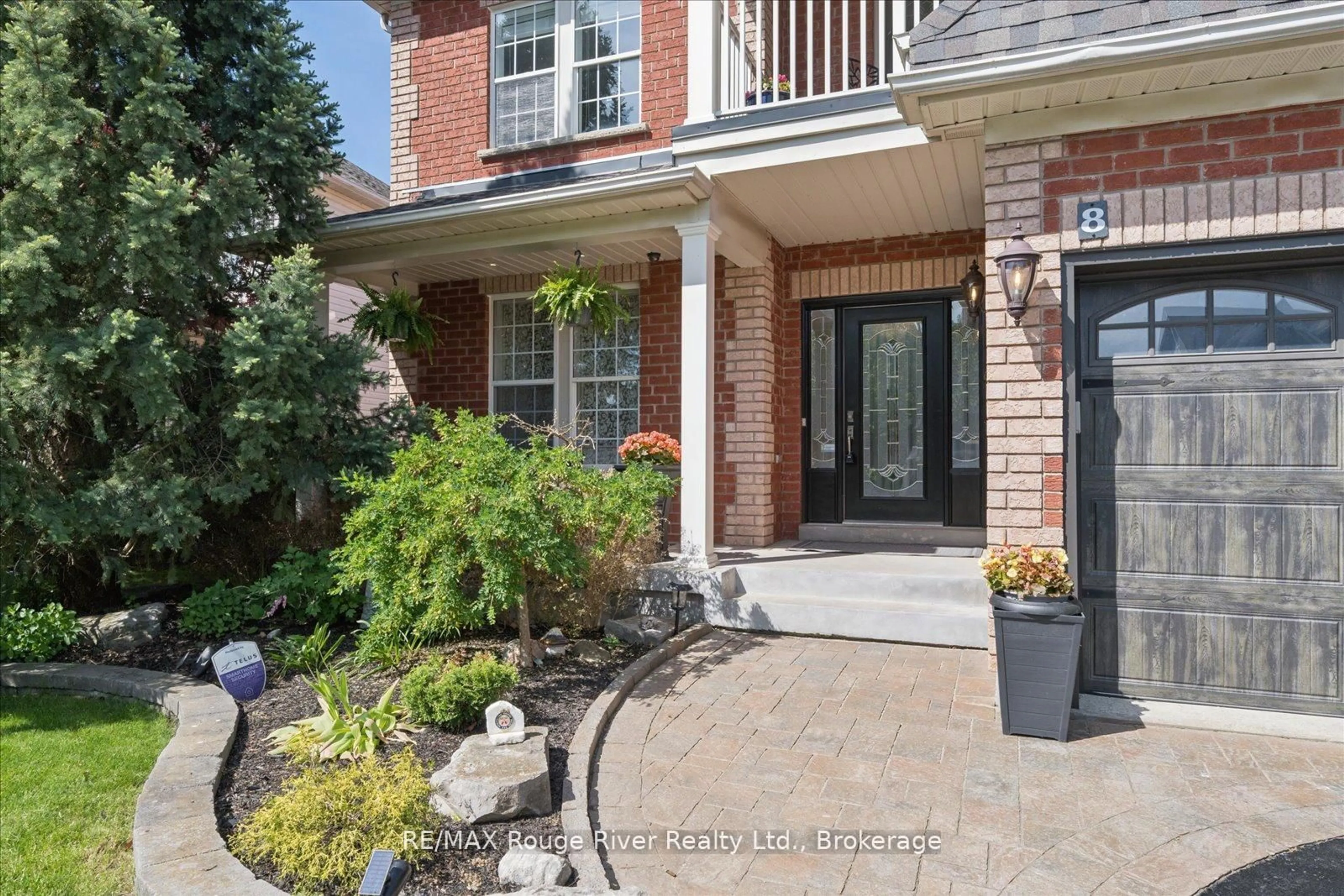 Home with brick exterior material, street for 8 Briggs Cres, Whitby Ontario L1M 0H5