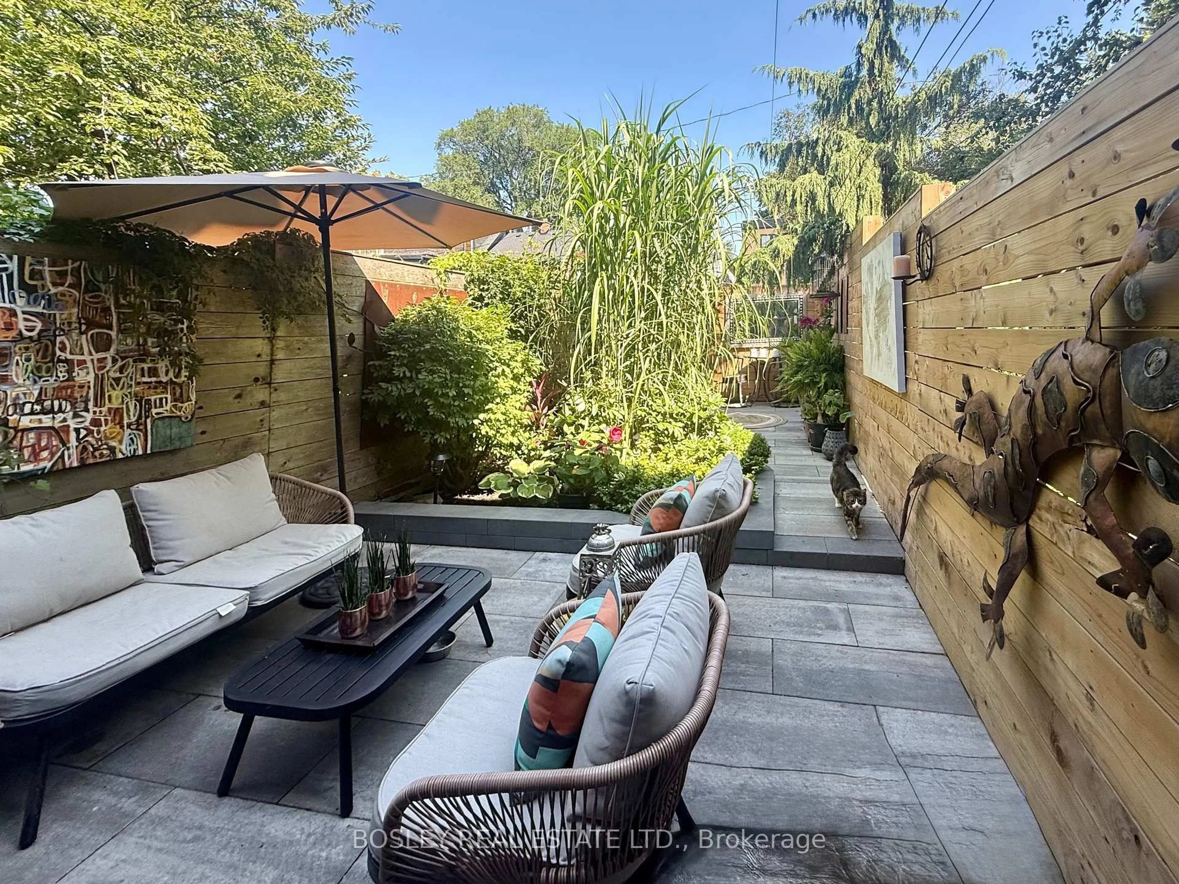 Patio, street for 16 Blong Ave, Toronto Ontario M4M 1P2
