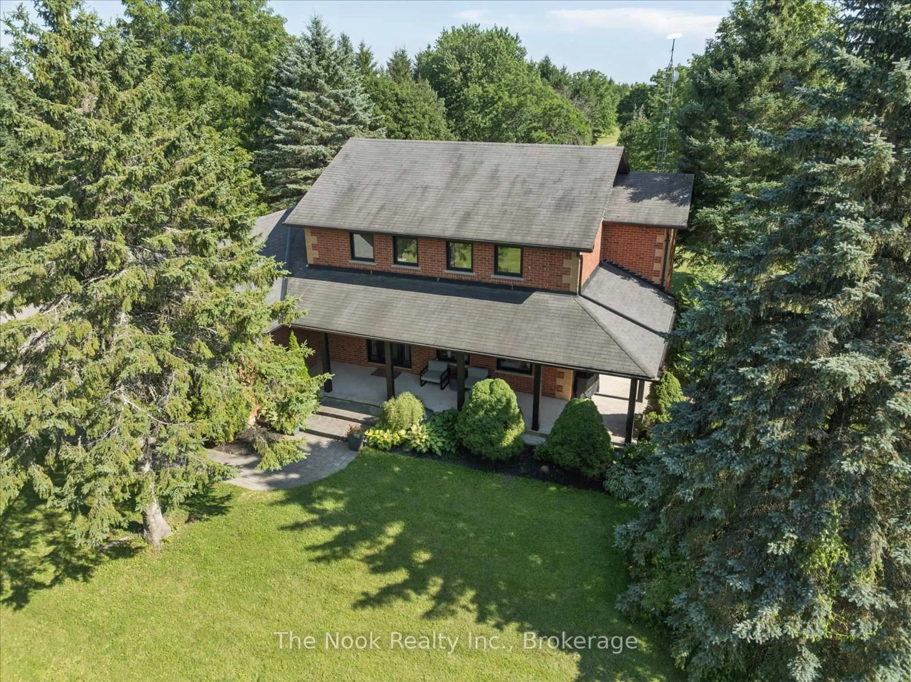 A pic from outside/outdoor area/front of a property/back of a property/a pic from drone, unknown for 365 Townline Rd, Whitby Ontario L0B 1A0