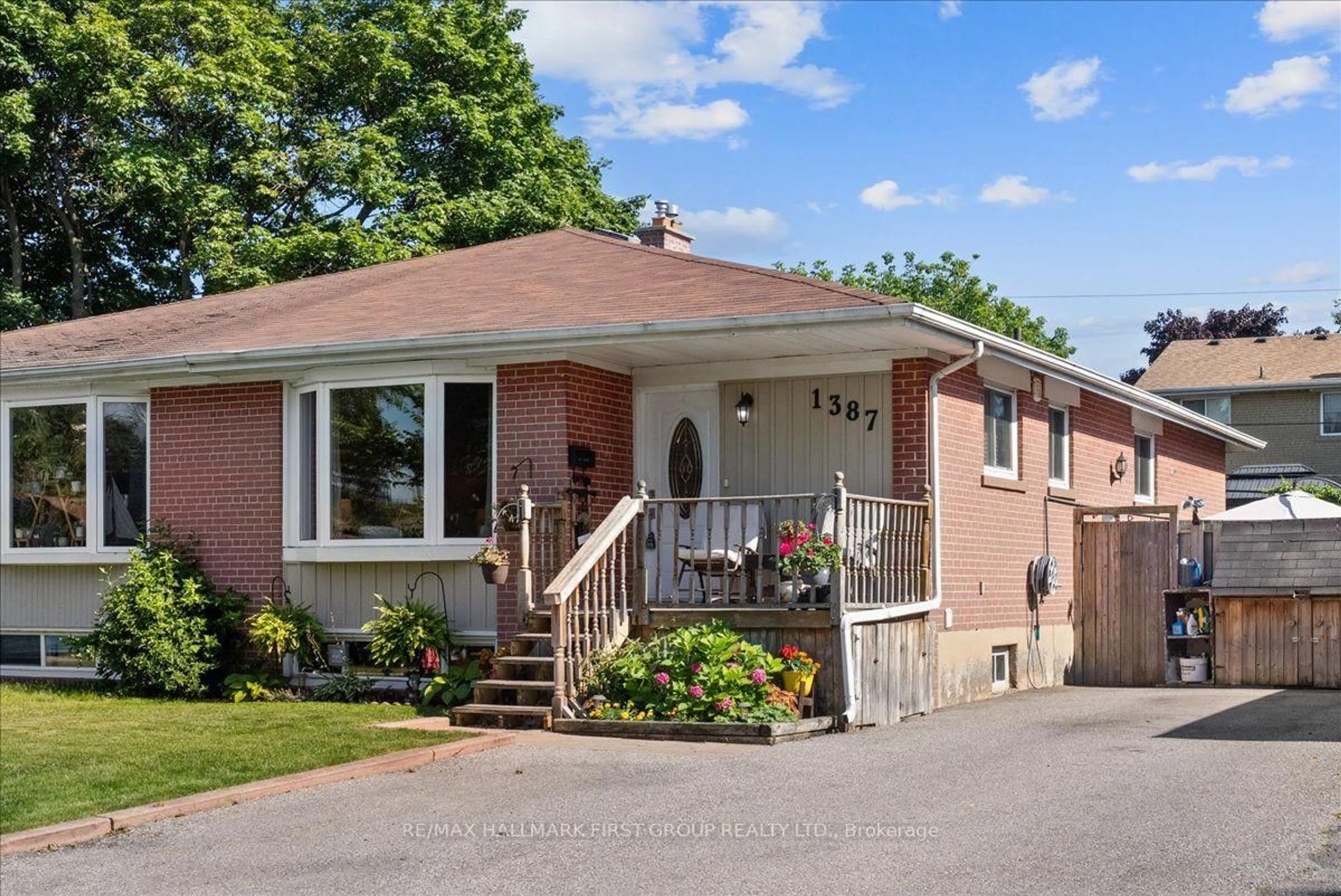 Home with brick exterior material, street for 1387 Tatra Dr, Pickering Ontario L1W 1K7