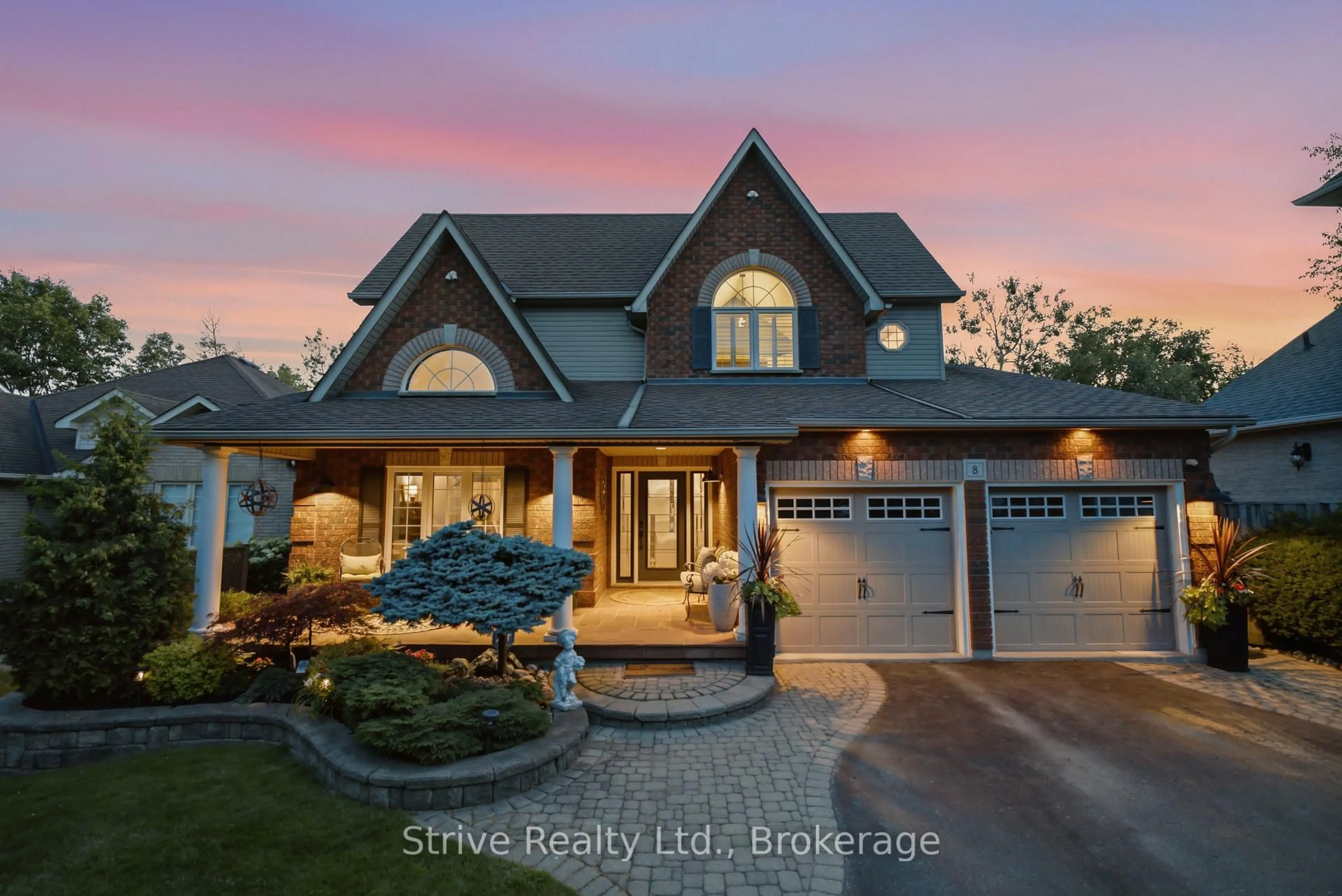 Home with brick exterior material, street for 8 Rowland Crt, Clarington Ontario L1E 1Z8