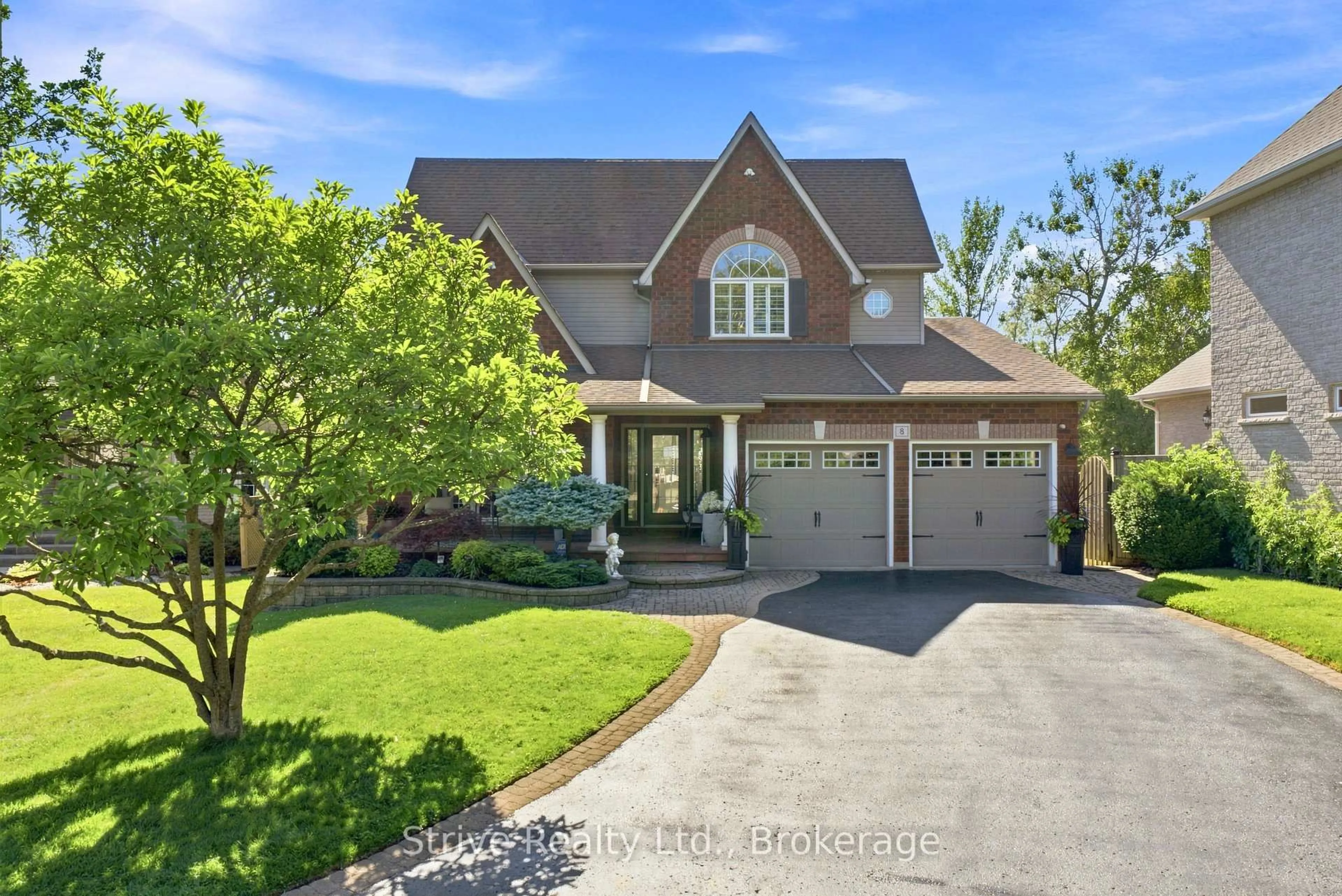 Home with brick exterior material, street for 8 Rowland Crt, Clarington Ontario L1E 1Z8