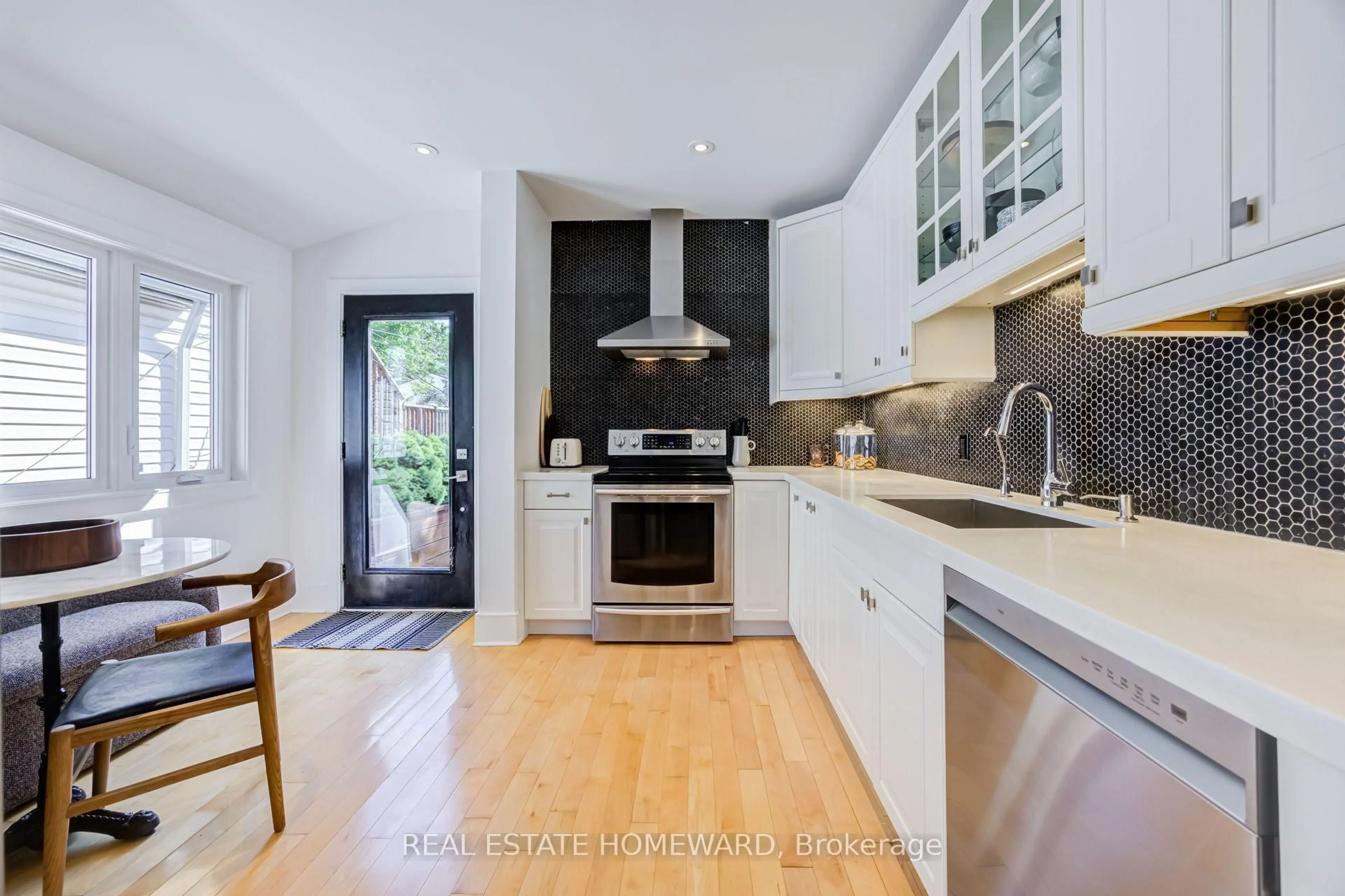 Contemporary kitchen, unknown for 43 Amroth Ave, Toronto Ontario M4C 4H3