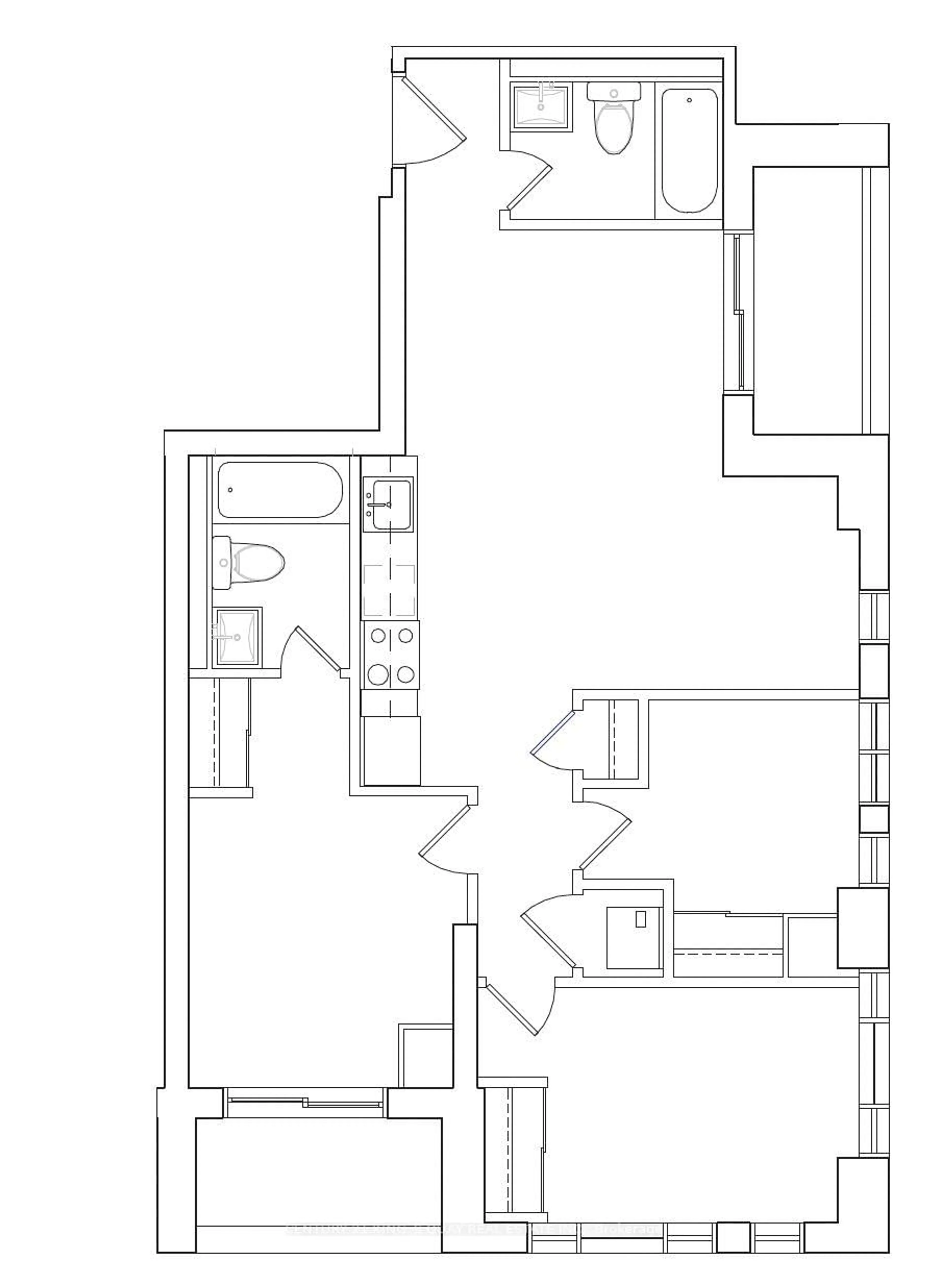 Floor plan for 3421 Sheppard Ave #615, Toronto Ontario M1T 0C2