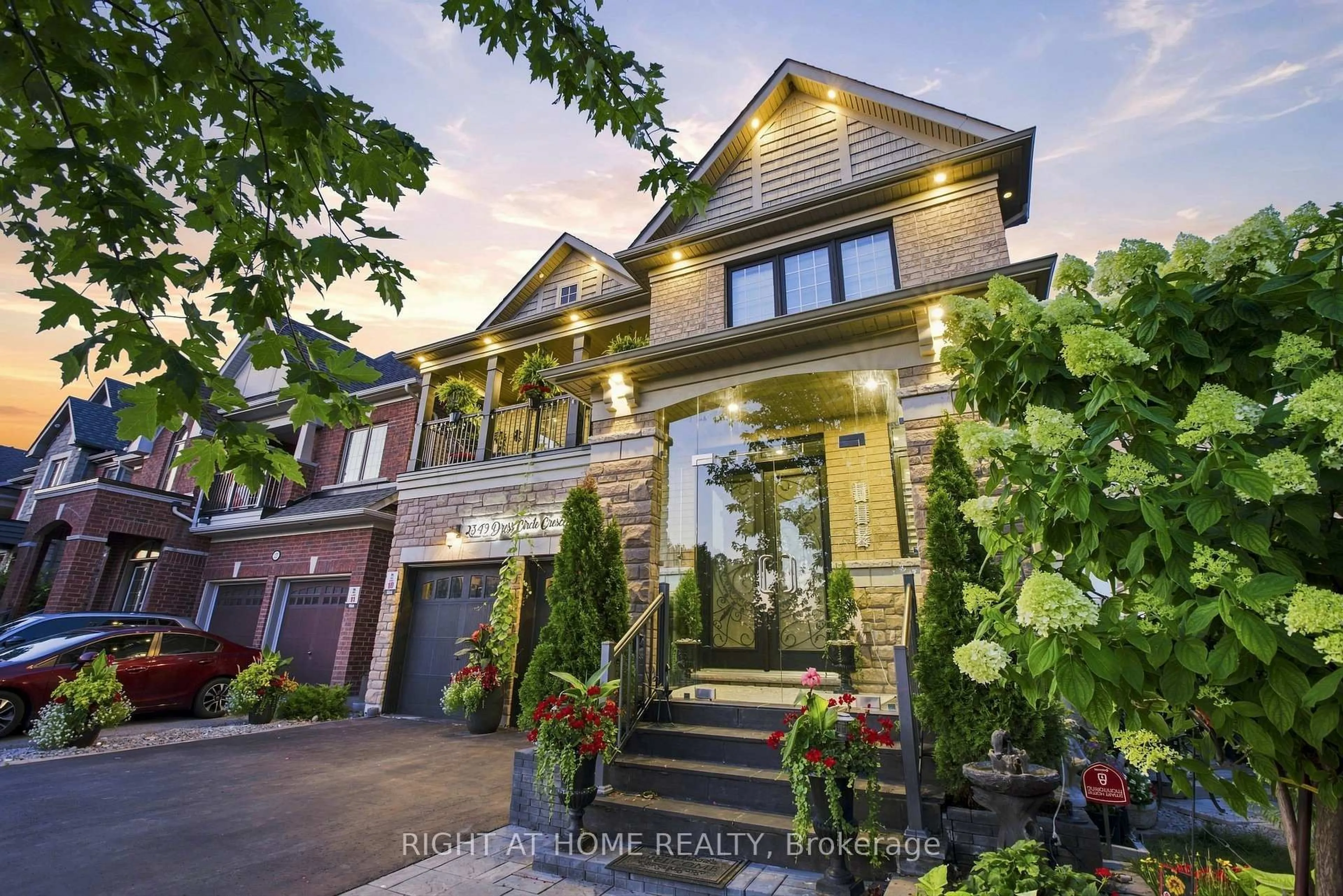 Home with brick exterior material, street for 2349 Dress Circle Cres, Oshawa Ontario L1L 0L8