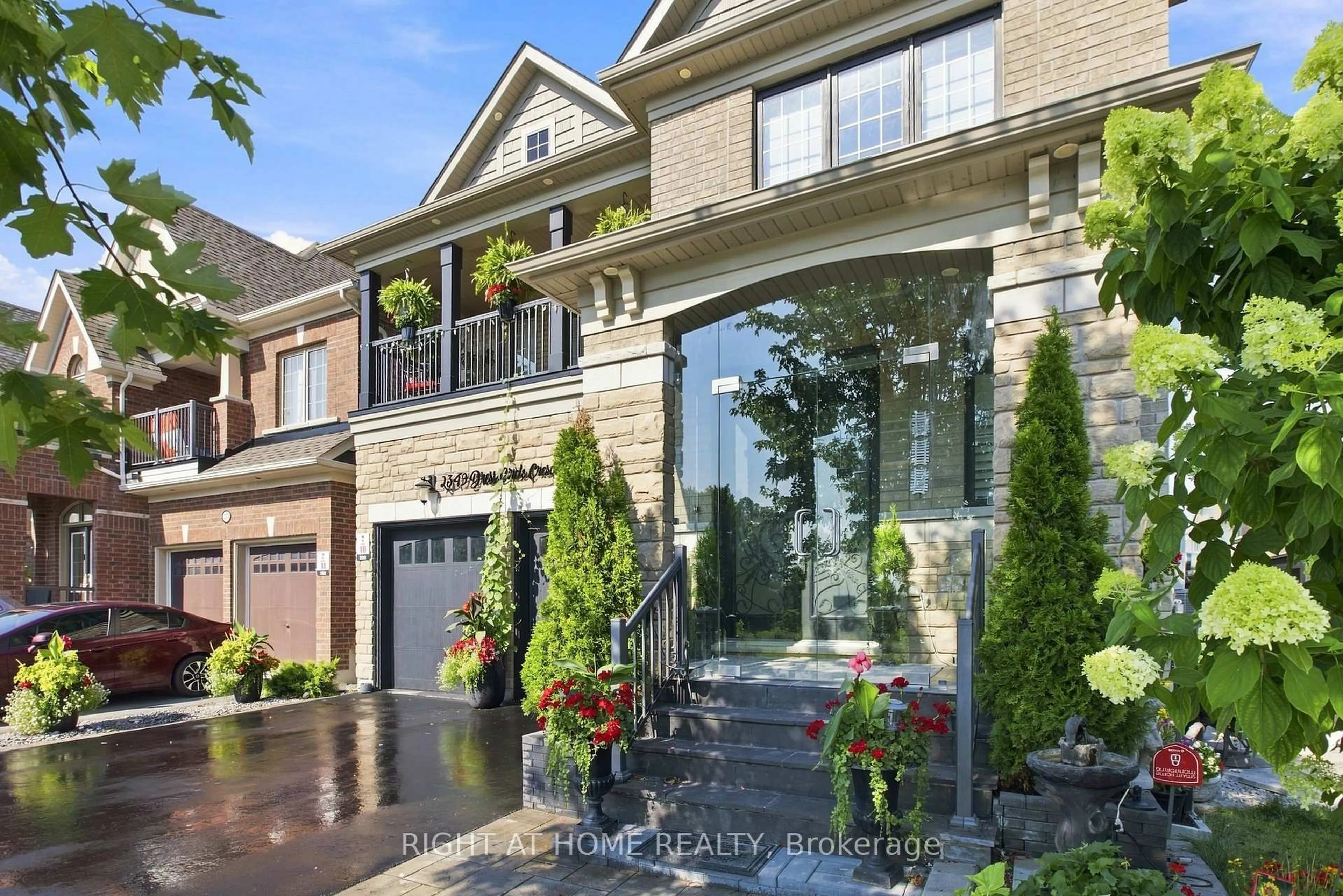 Home with brick exterior material, street for 2349 Dress Circle Cres, Oshawa Ontario L1L 0L8