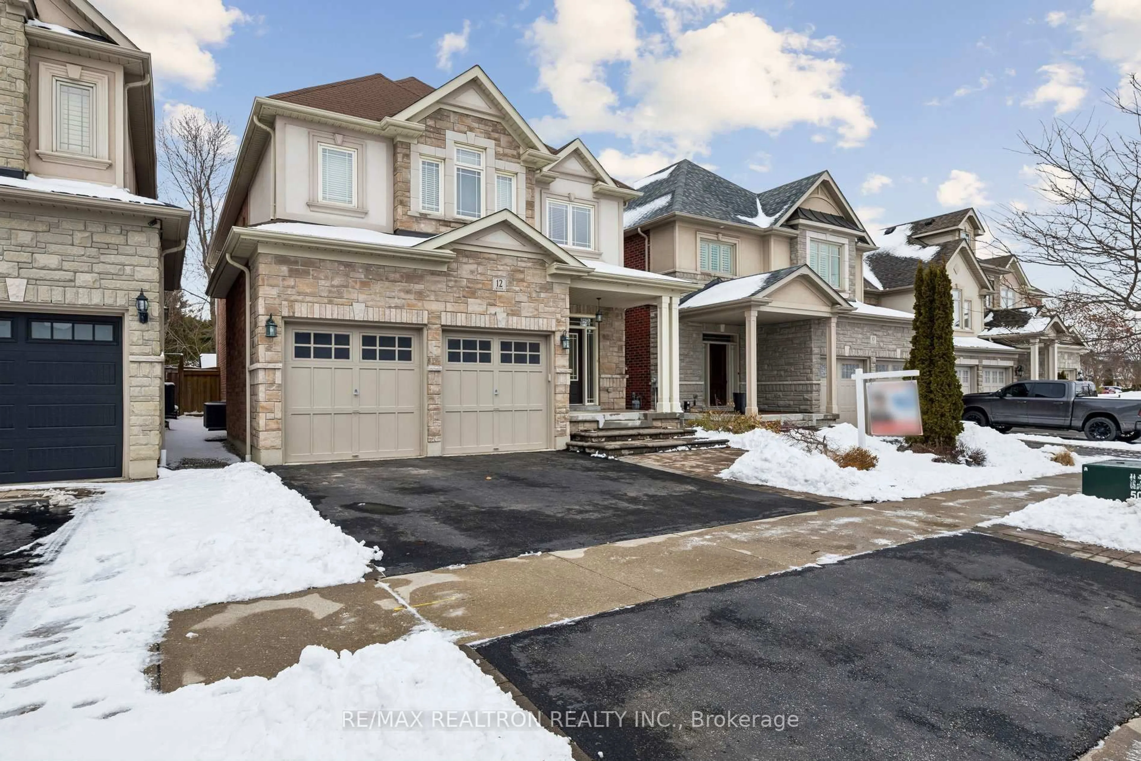 Home with brick exterior material, street for 12 Promenade Dr, Whitby Ontario L1R 0L4