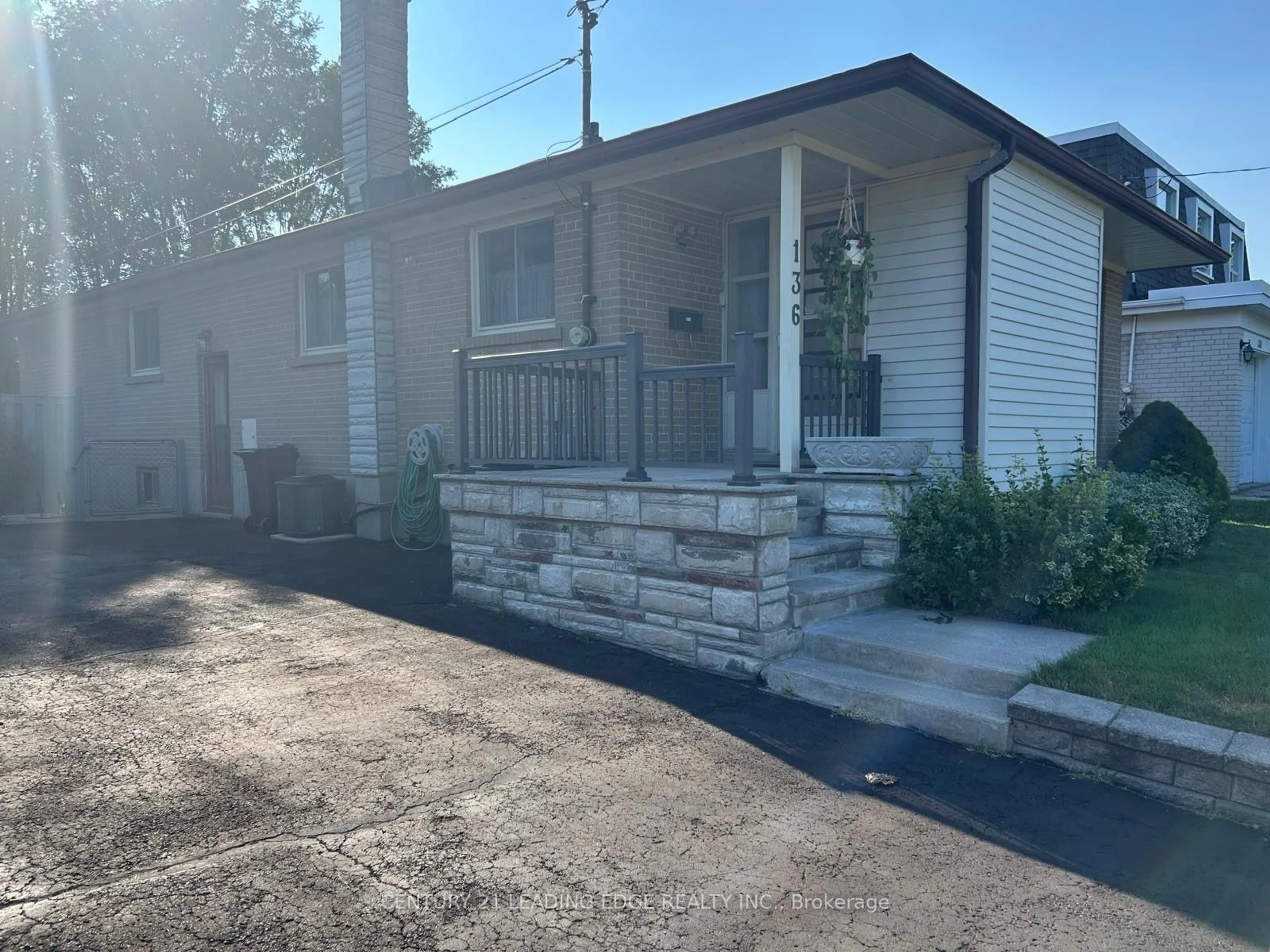 Home with vinyl exterior material, street for 136 Morningside Ave, Toronto Ontario M1E 3C5