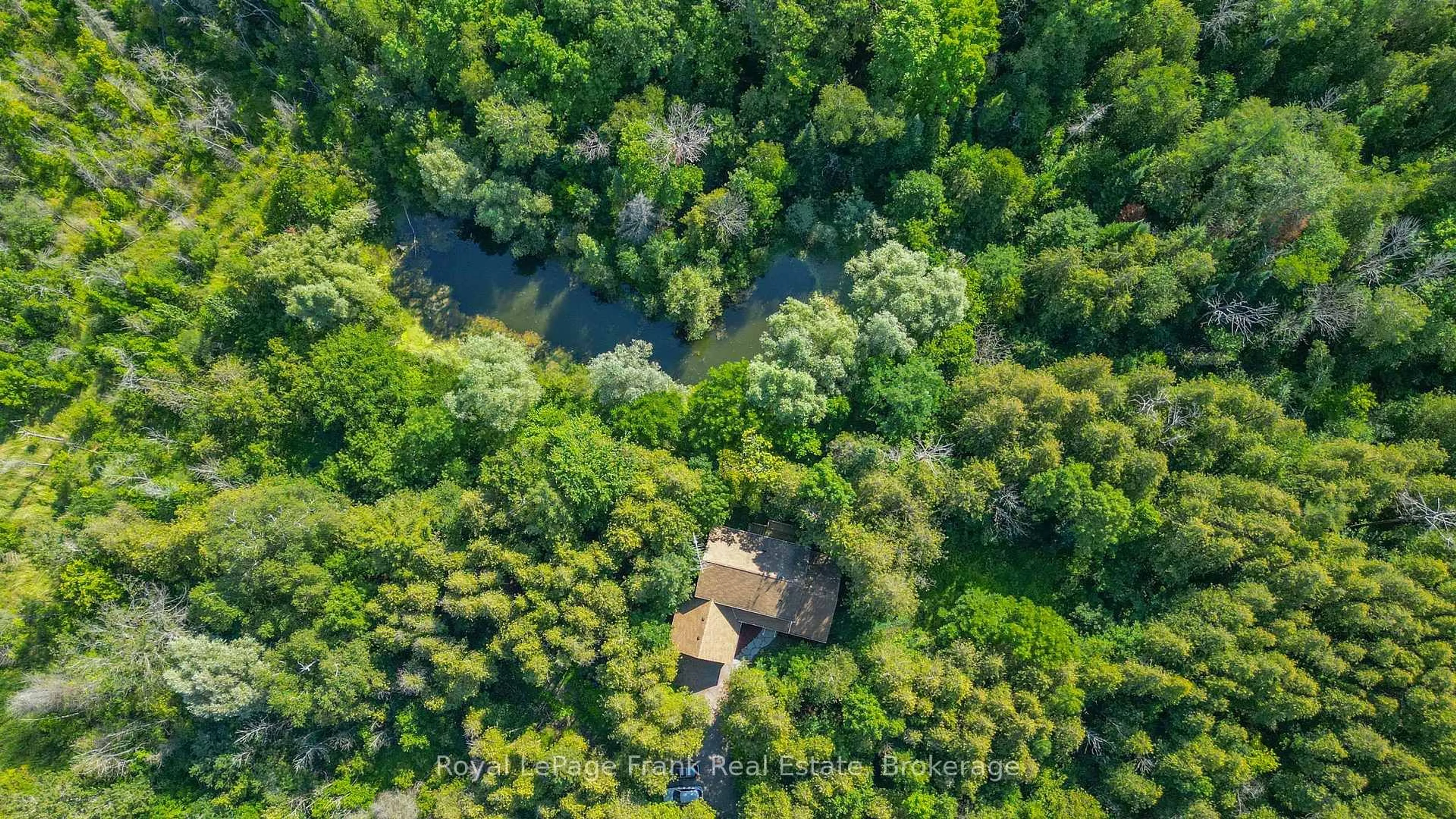 A pic from outside/outdoor area/front of a property/back of a property/a pic from drone, forest/trees view for 14125 Regional Rd 57, Scugog Ontario L0B 1B0
