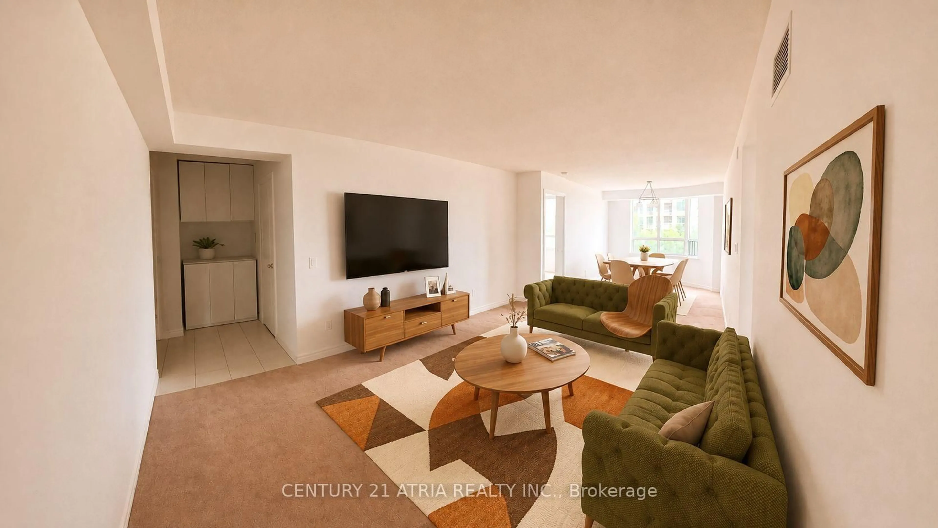Living room with furniture, unknown for 115 Omni Dr #306, Toronto Ontario M1P 5B4