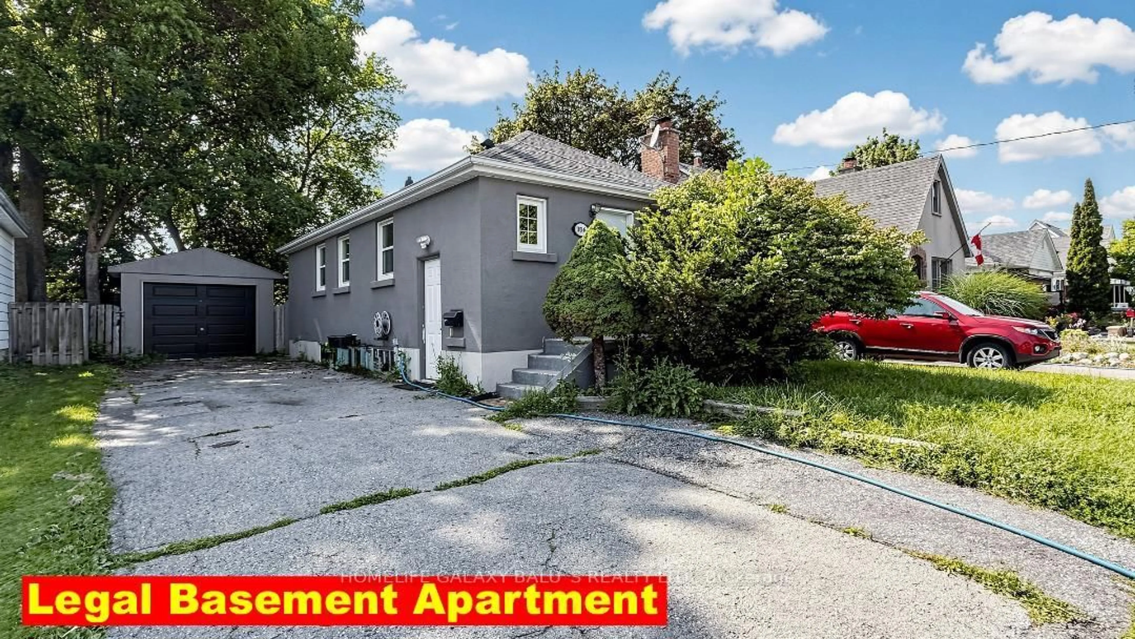 A pic from outside/outdoor area/front of a property/back of a property/a pic from drone, street for 136 Central Park Blvd, Oshawa Ontario L1G 5Y7