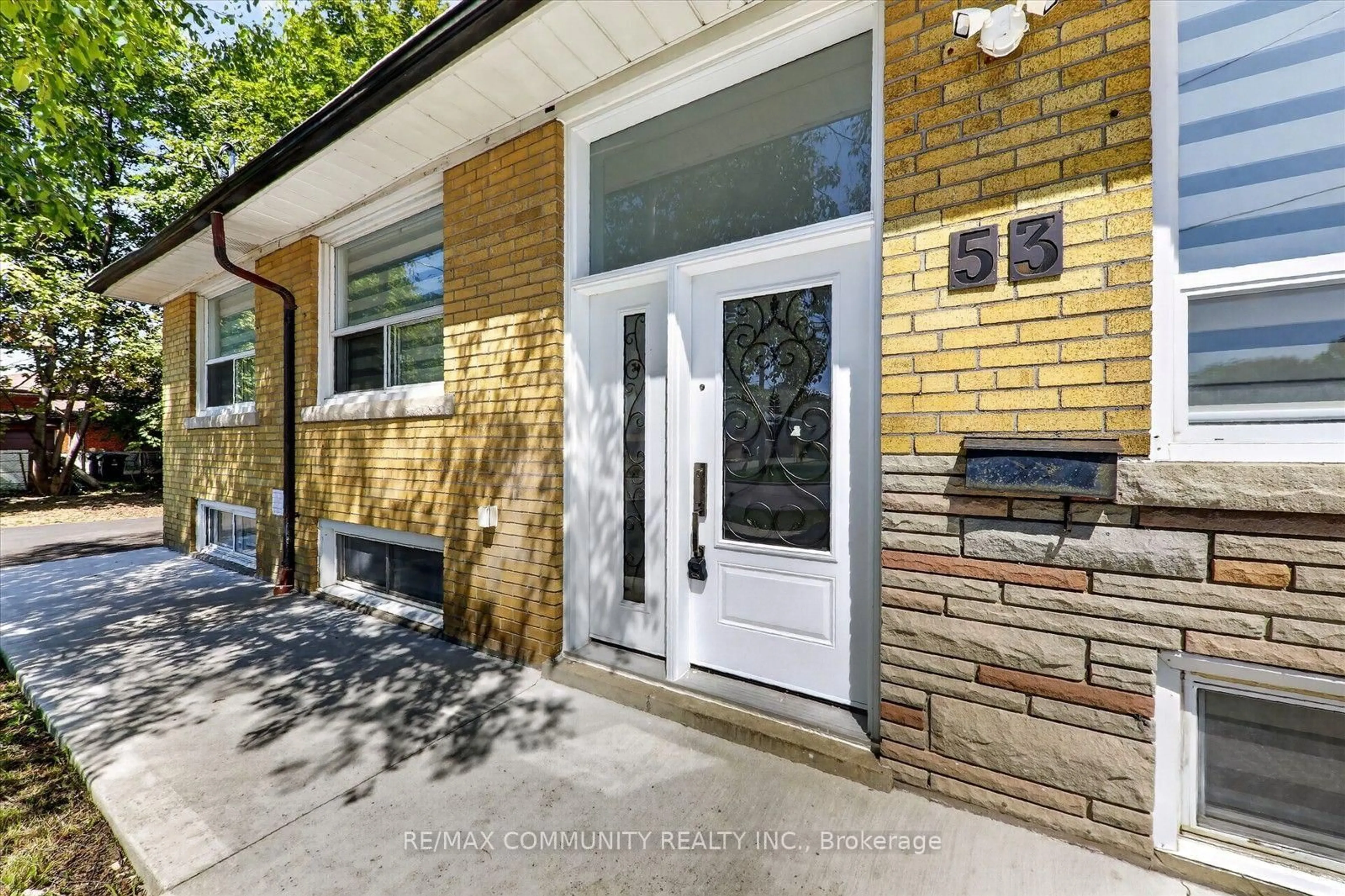Home with brick exterior material, street for 53 Milford Haven Dr, Toronto Ontario M1G 3C7