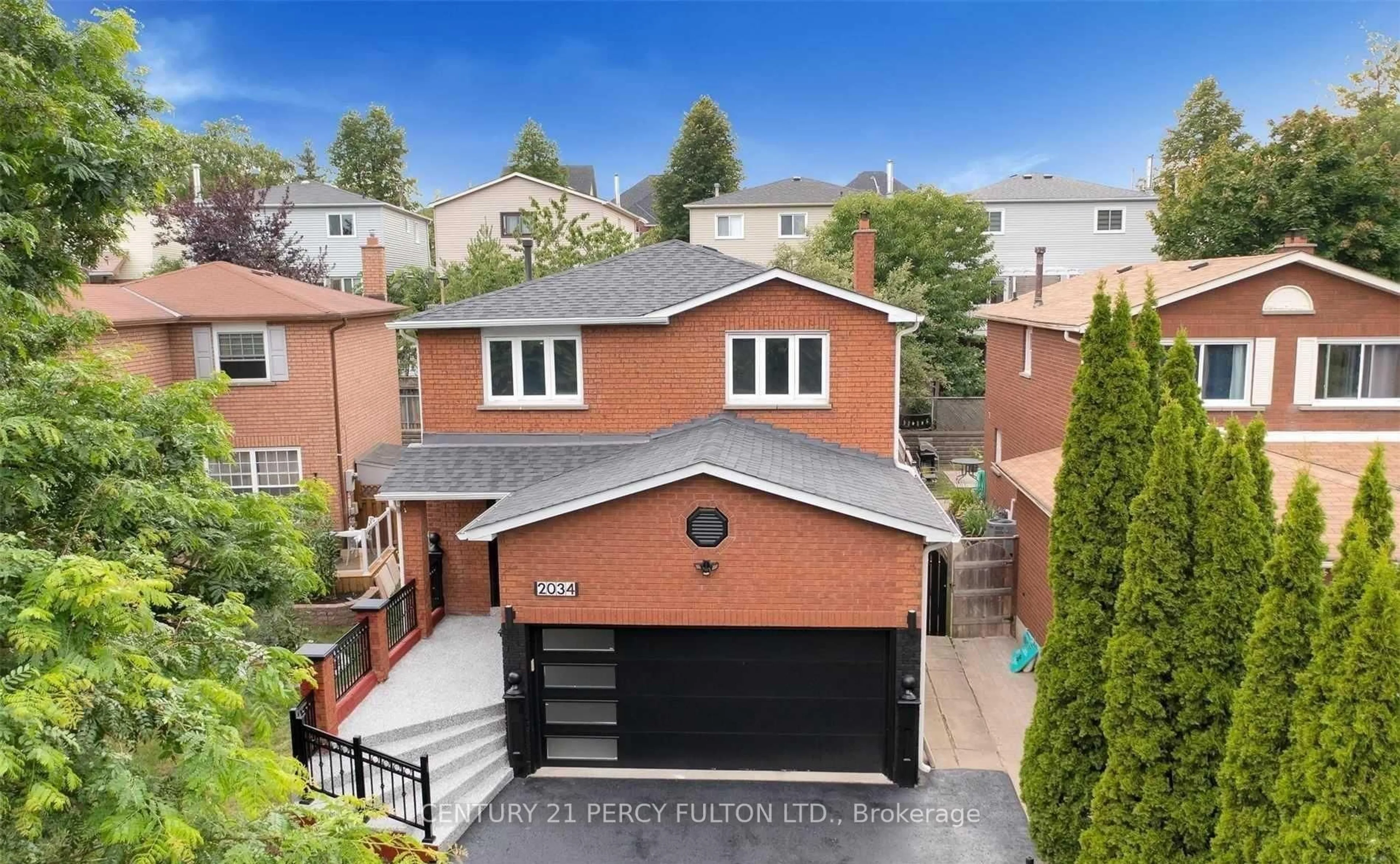 Home with brick exterior material, street for 2034 Shay Dr, Pickering Ontario L1X 1X9
