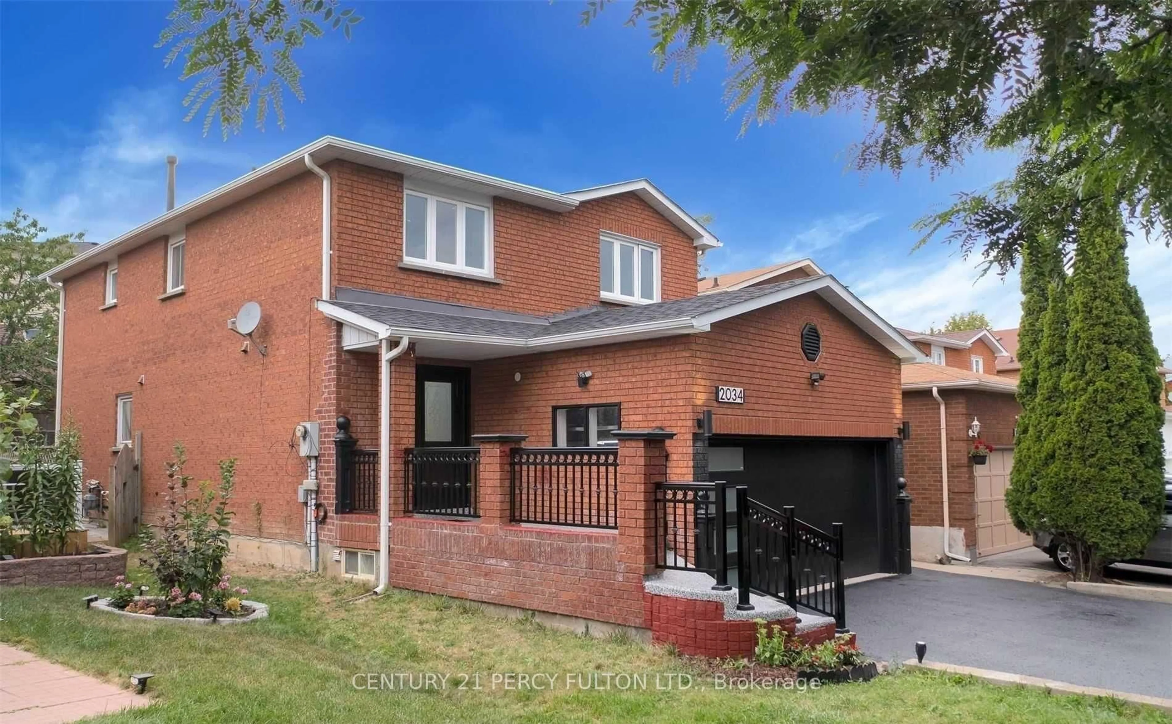 Home with brick exterior material, street for 2034 Shay Dr, Pickering Ontario L1X 1X9