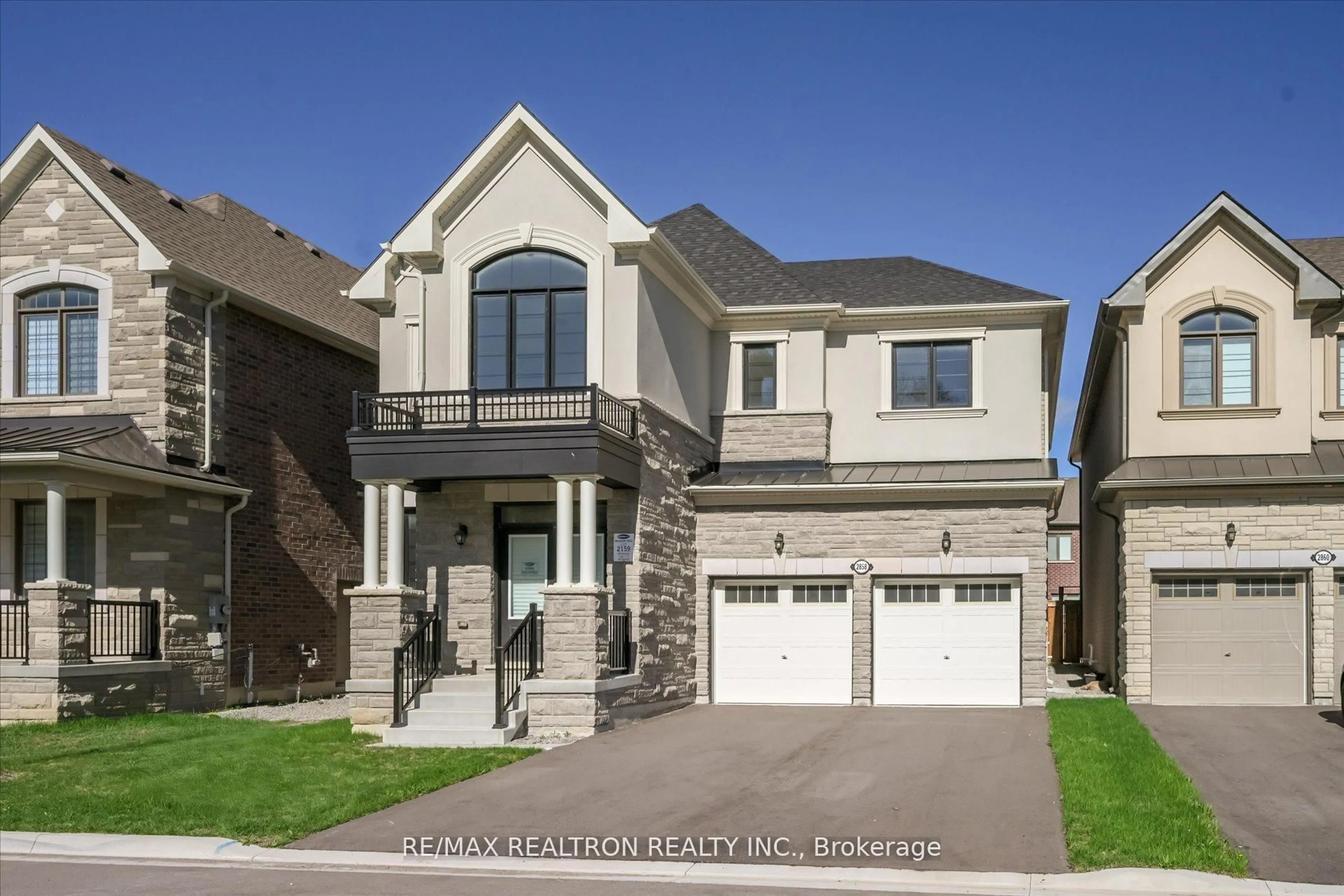 Home with brick exterior material, street for 2858 Foxden Sq, Pickering Ontario L1X 0N9