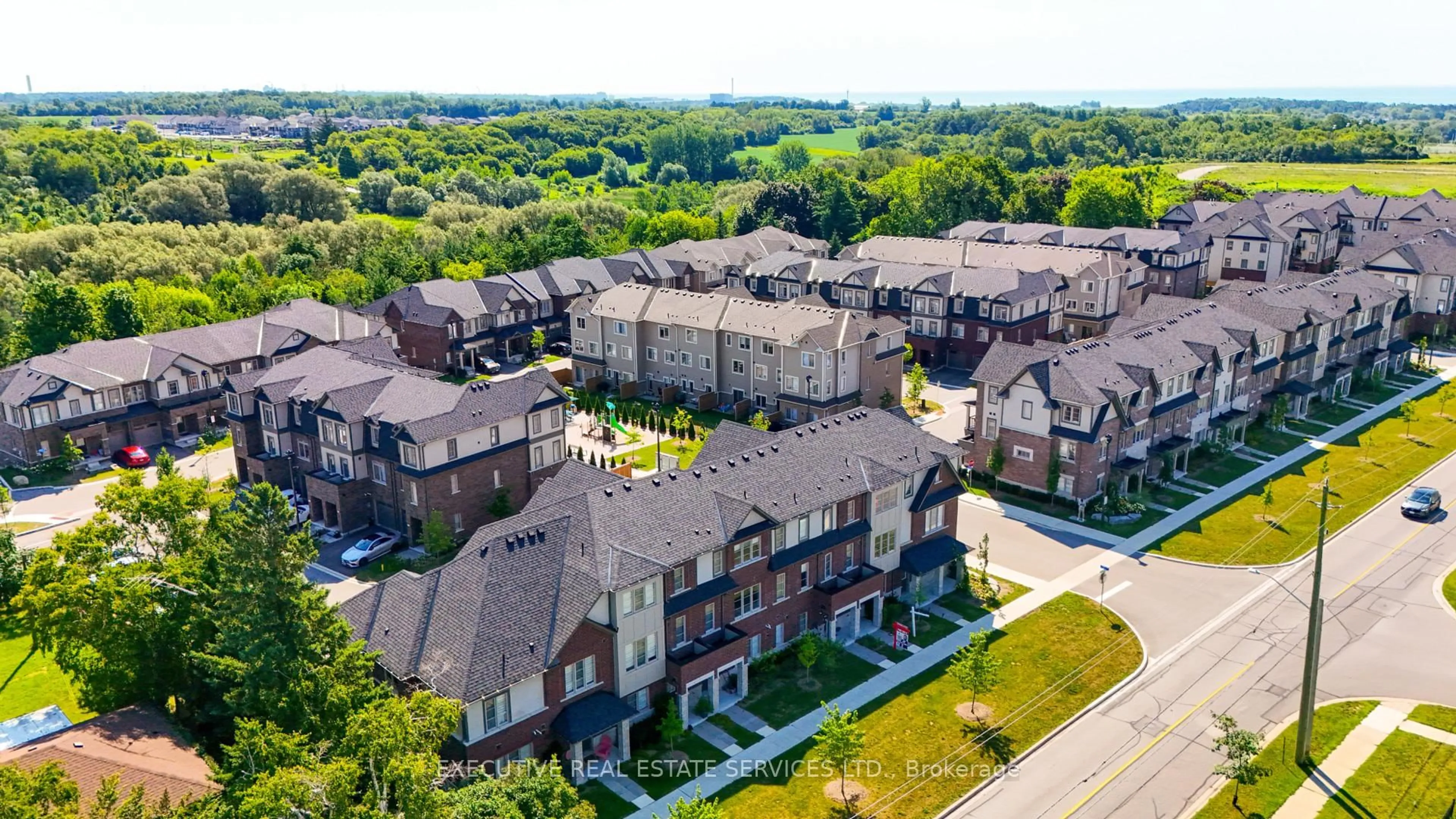 A pic from outside/outdoor area/front of a property/back of a property/a pic from drone, city buildings view from balcony for 2101 Prestonvale Rd, Clarington Ontario L1E 0H8