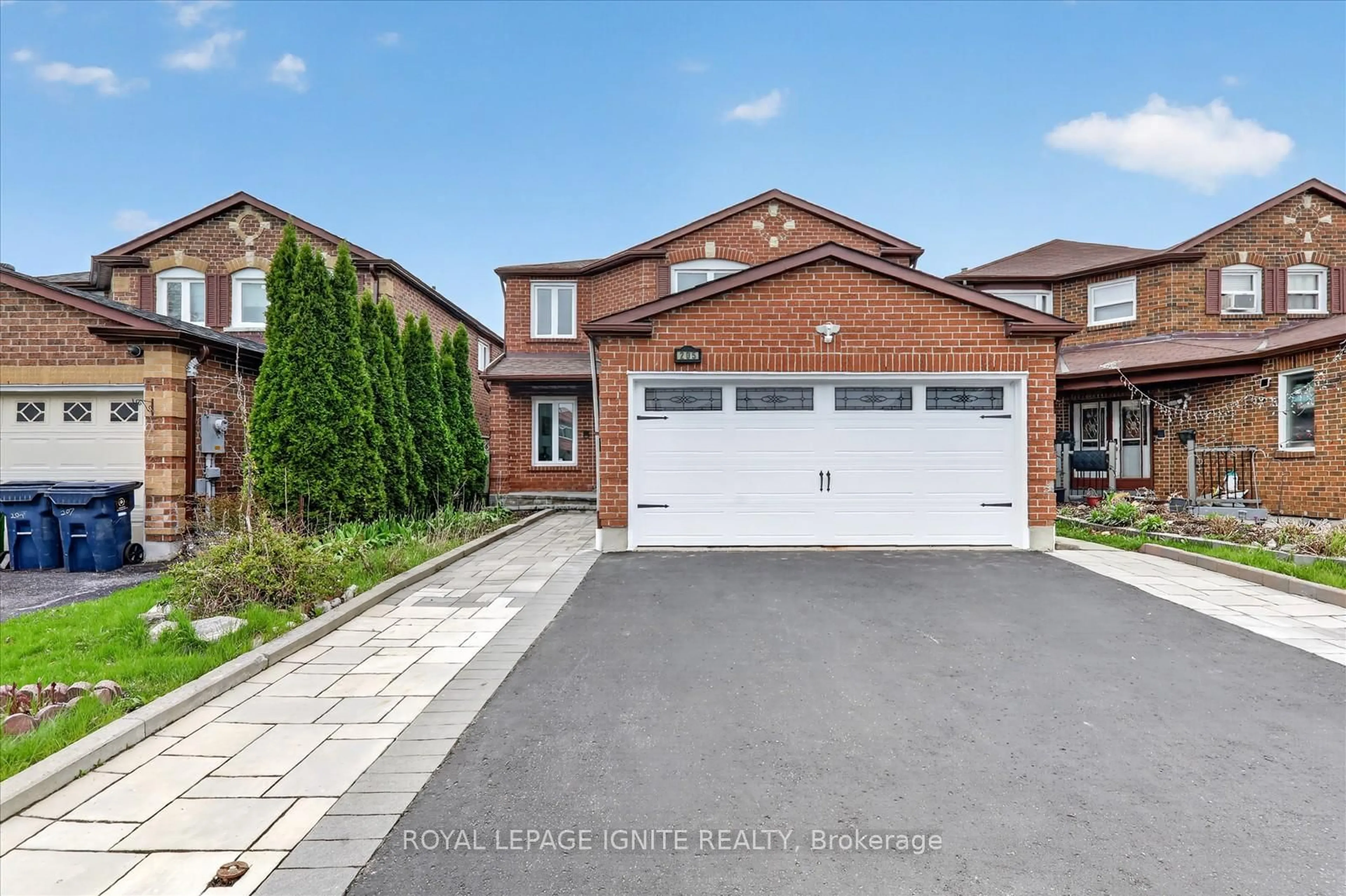 Home with brick exterior material, street for 205 Hupfield Tr, Toronto Ontario M1B 4N9