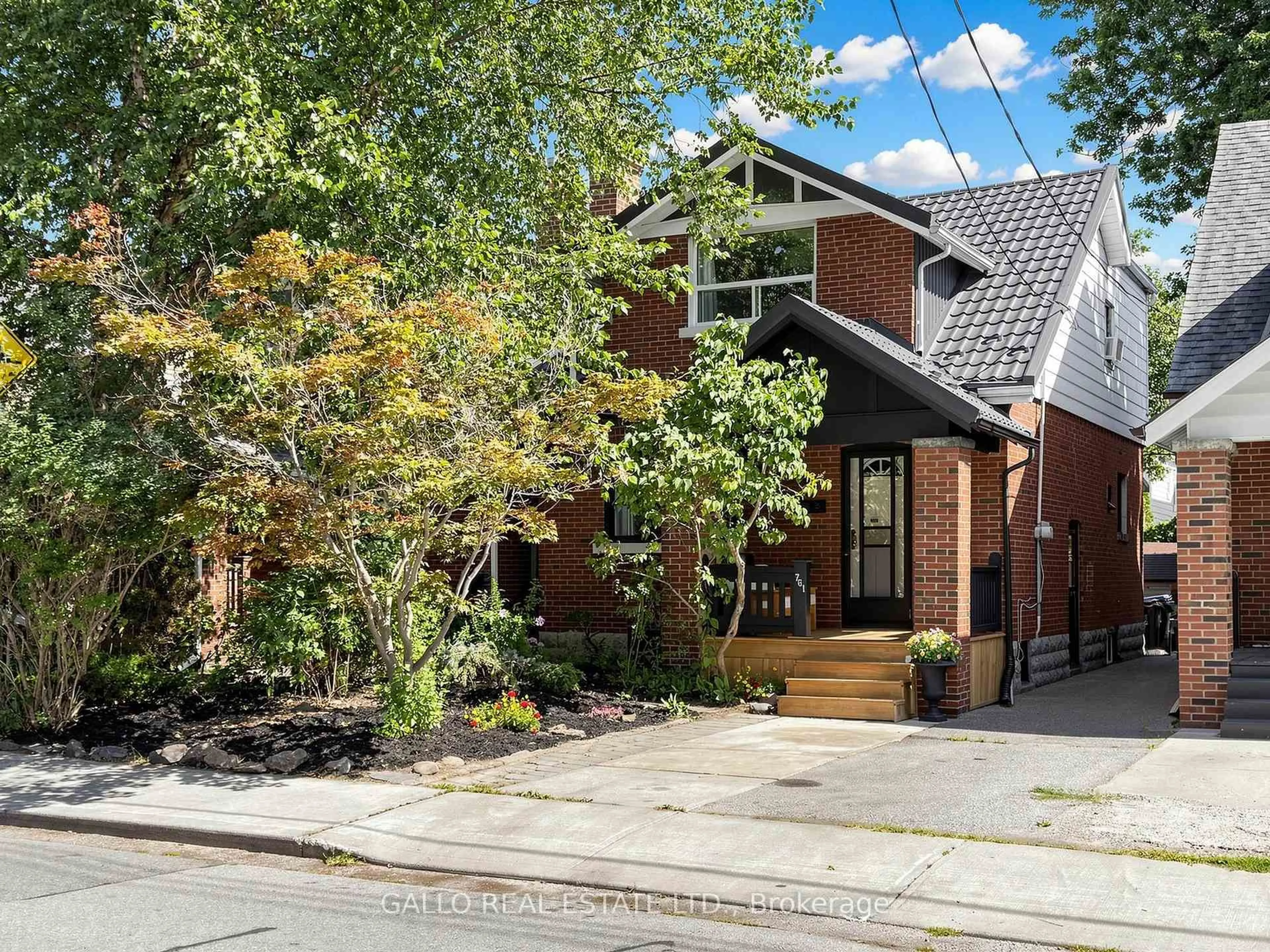 Home with brick exterior material, street for 761 Sammon Ave, Toronto Ontario M4C 2E6
