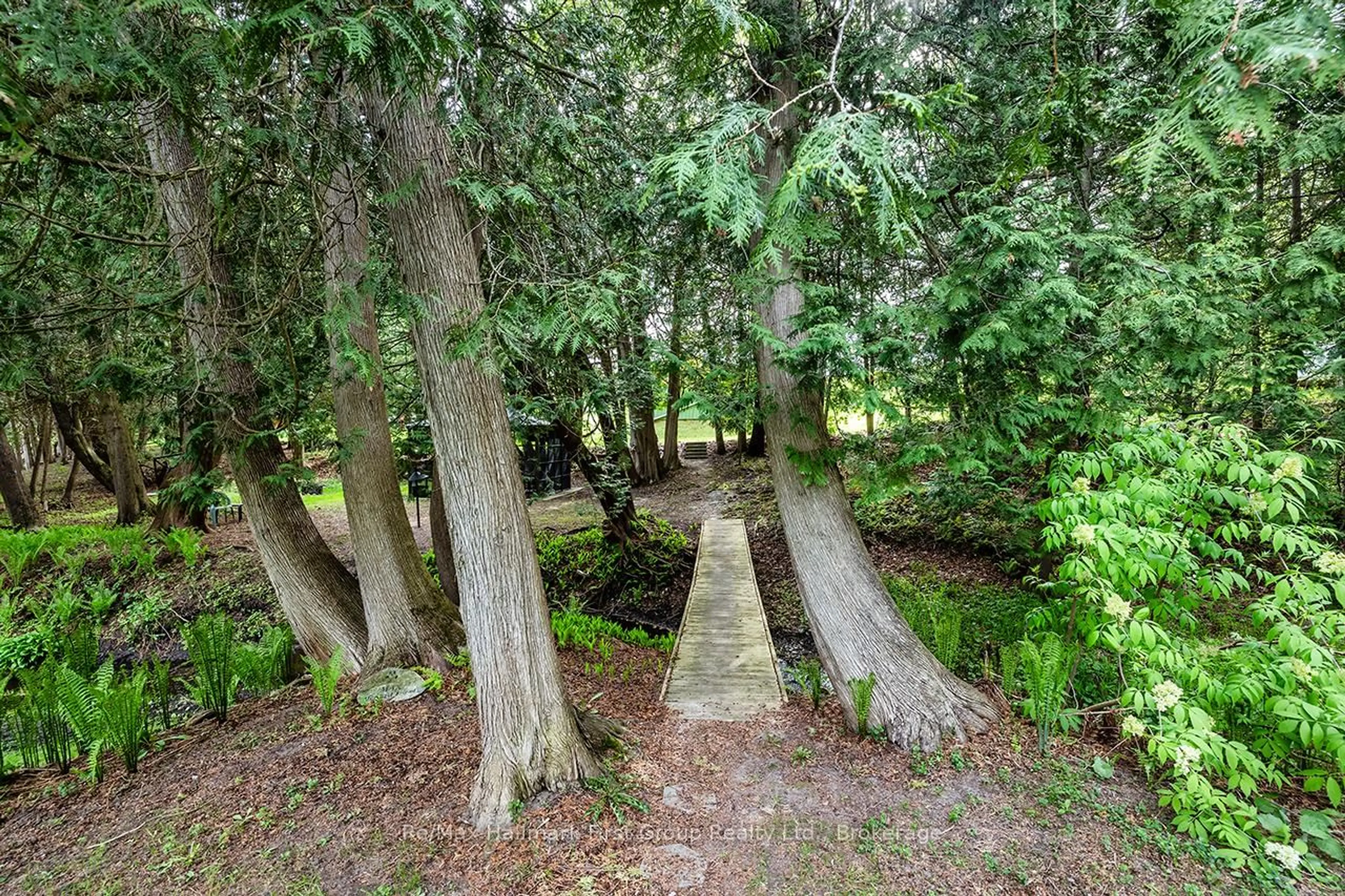 Patio, forest/trees view for 4818 Thornton Rd, Oshawa Ontario L1H 0T4