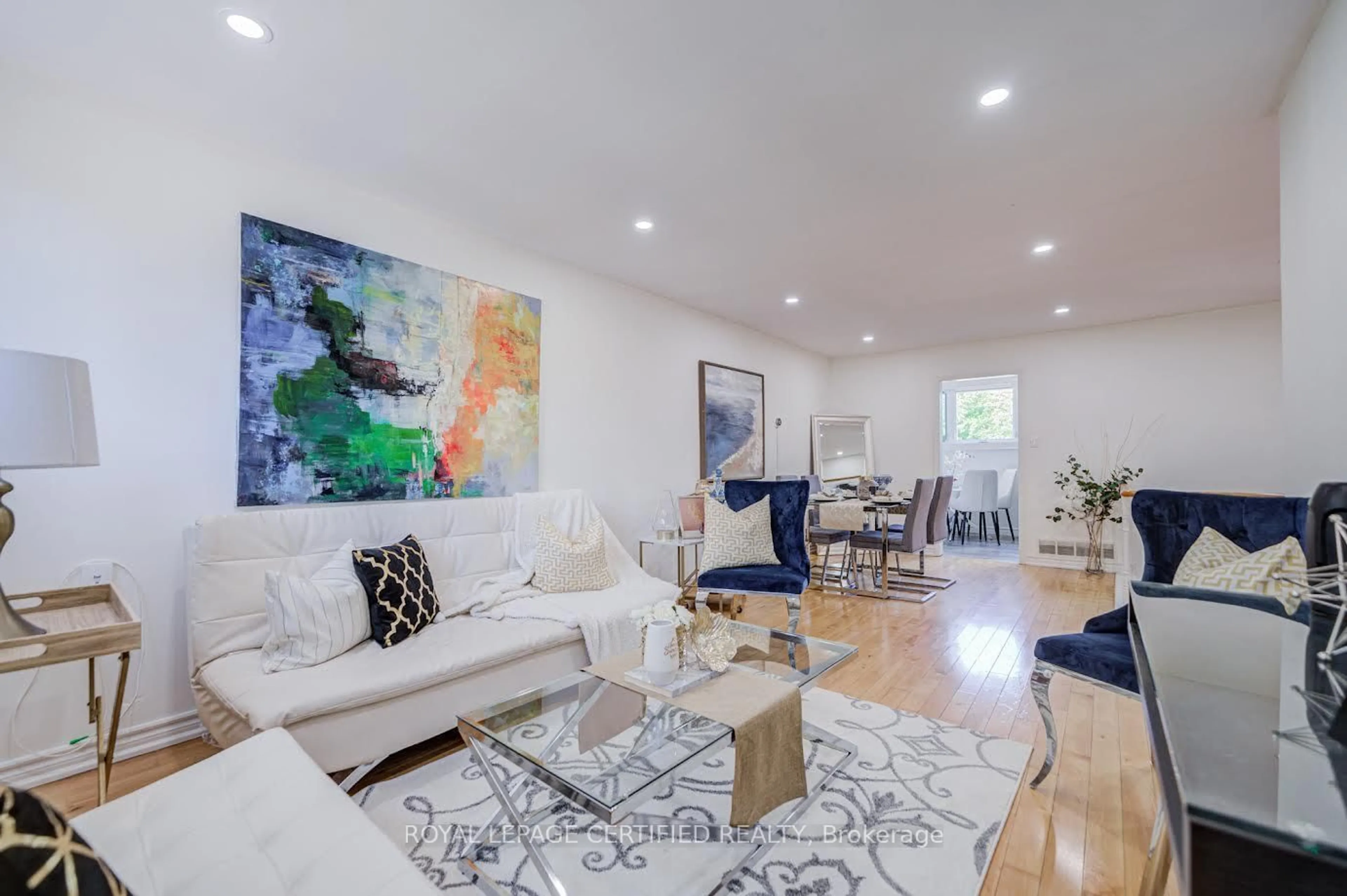Living room with furniture, unknown for 79 Samson Cres, Toronto Ontario M1G 1N2