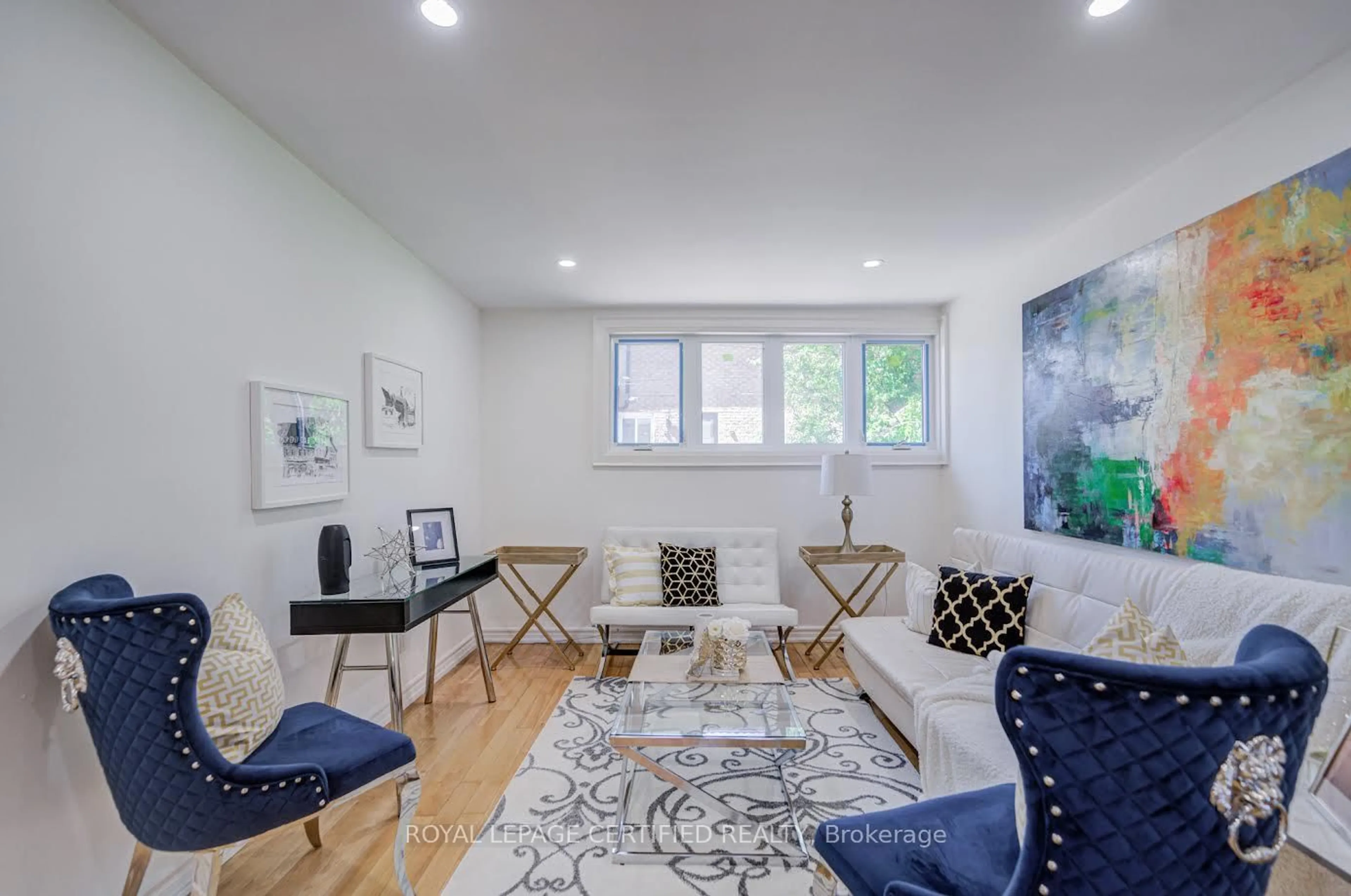 Living room with furniture, unknown for 79 Samson Cres, Toronto Ontario M1G 1N2