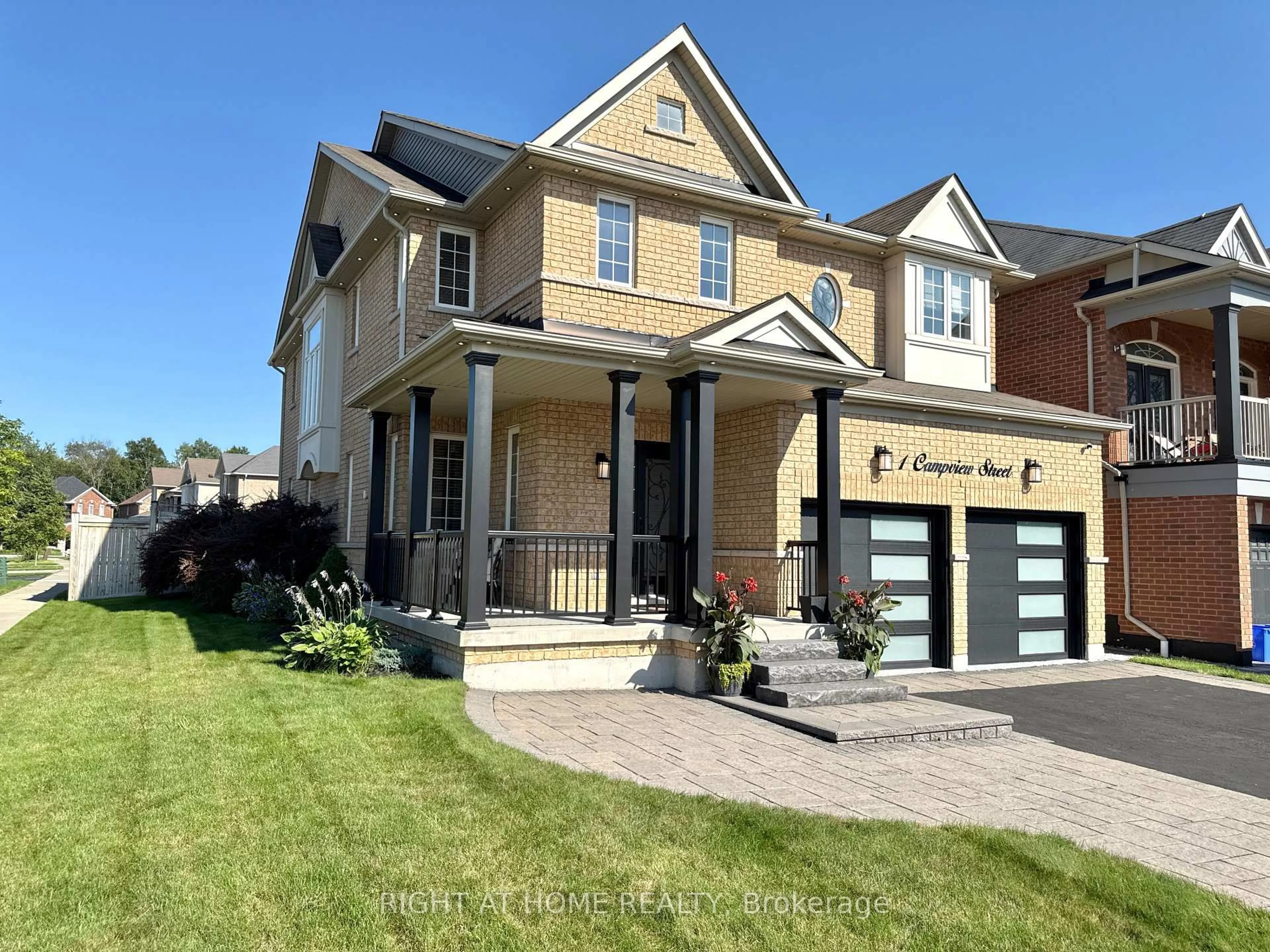 Home with brick exterior material, street for 1 Campview St, Whitby Ontario L1R 0K5