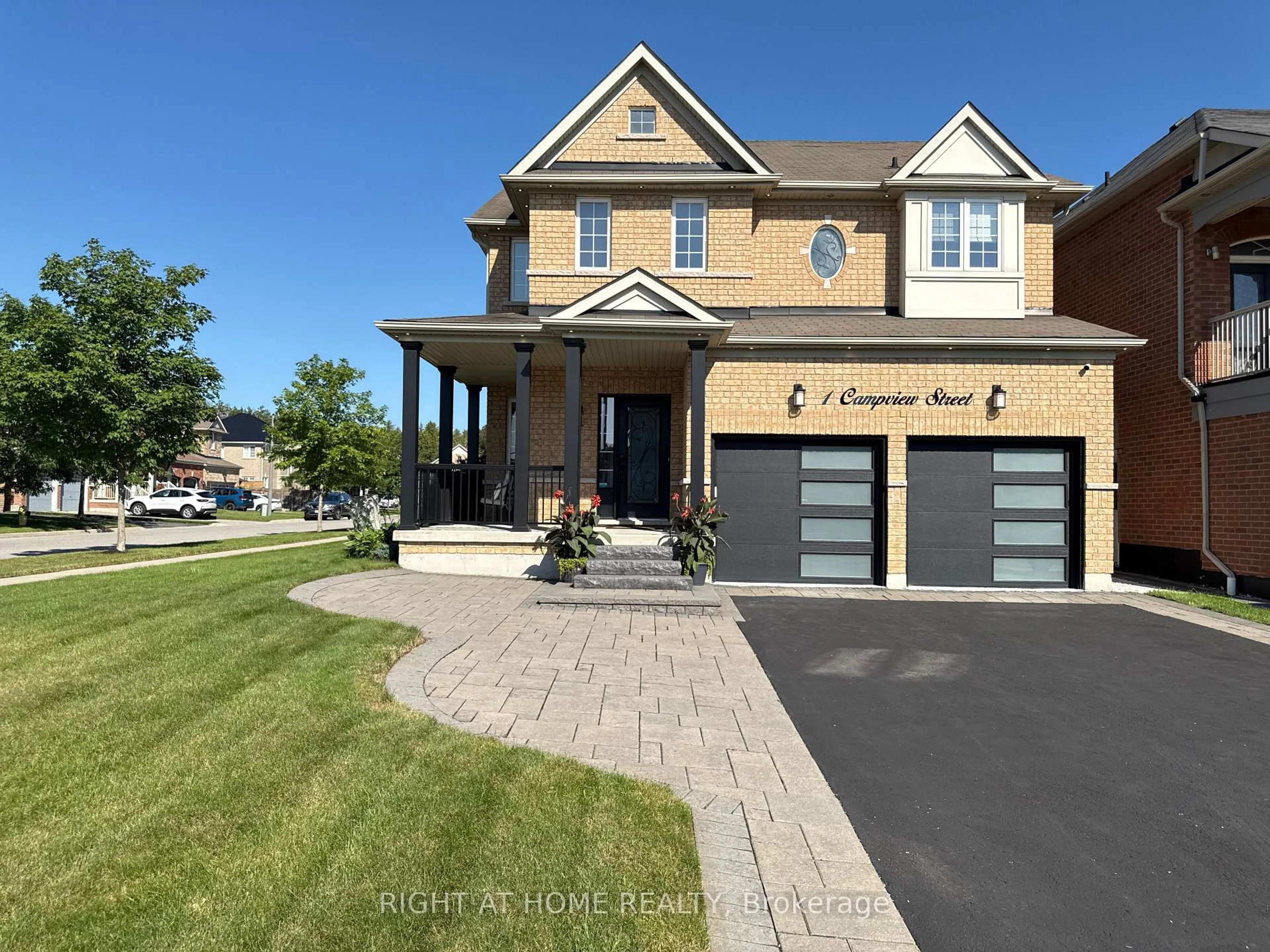 Home with brick exterior material, street for 1 Campview St, Whitby Ontario L1R 0K5