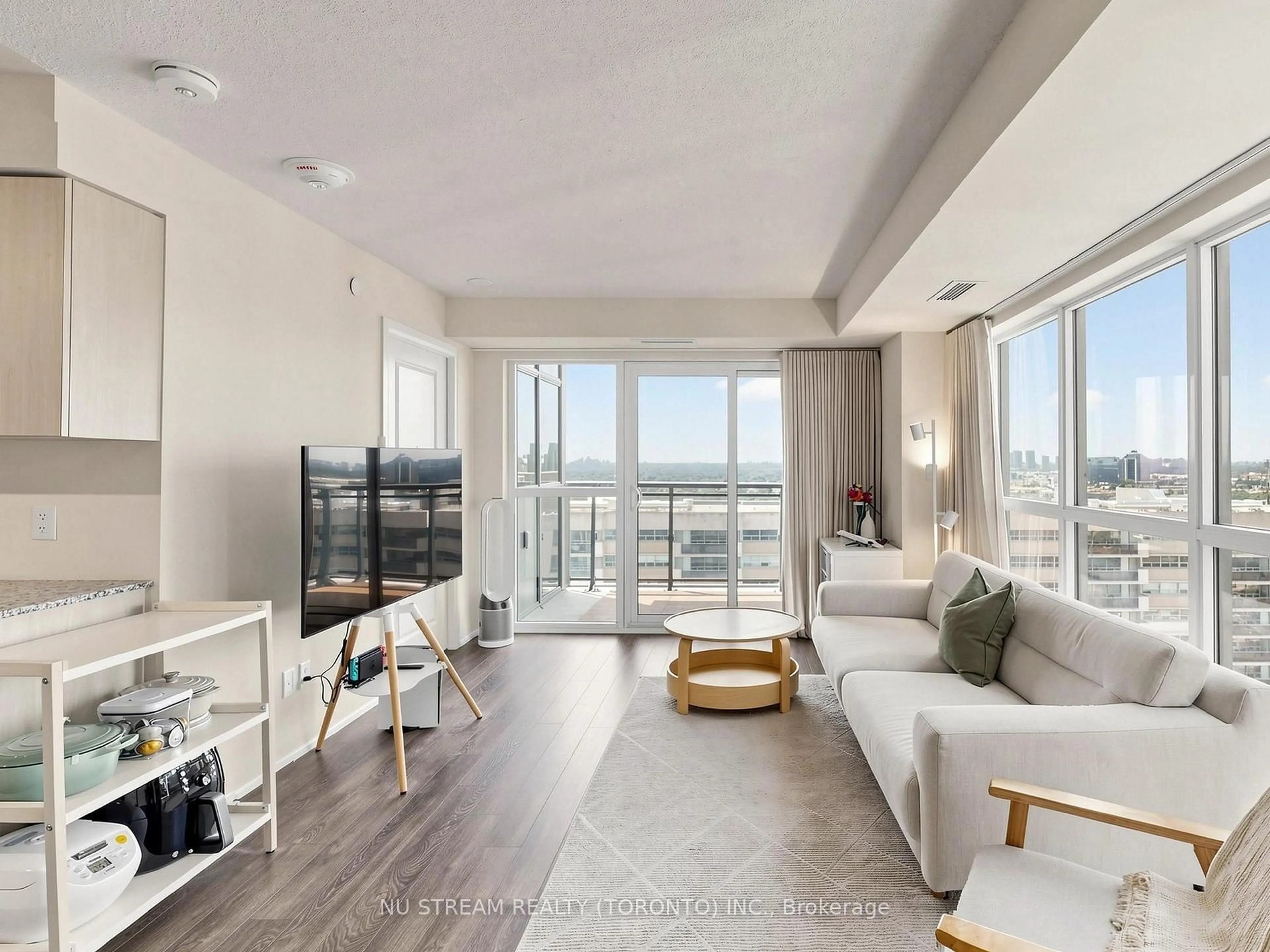 Living room with furniture, unknown for 20 Meadowglen Pl #2209, Toronto Ontario M1G 0A9