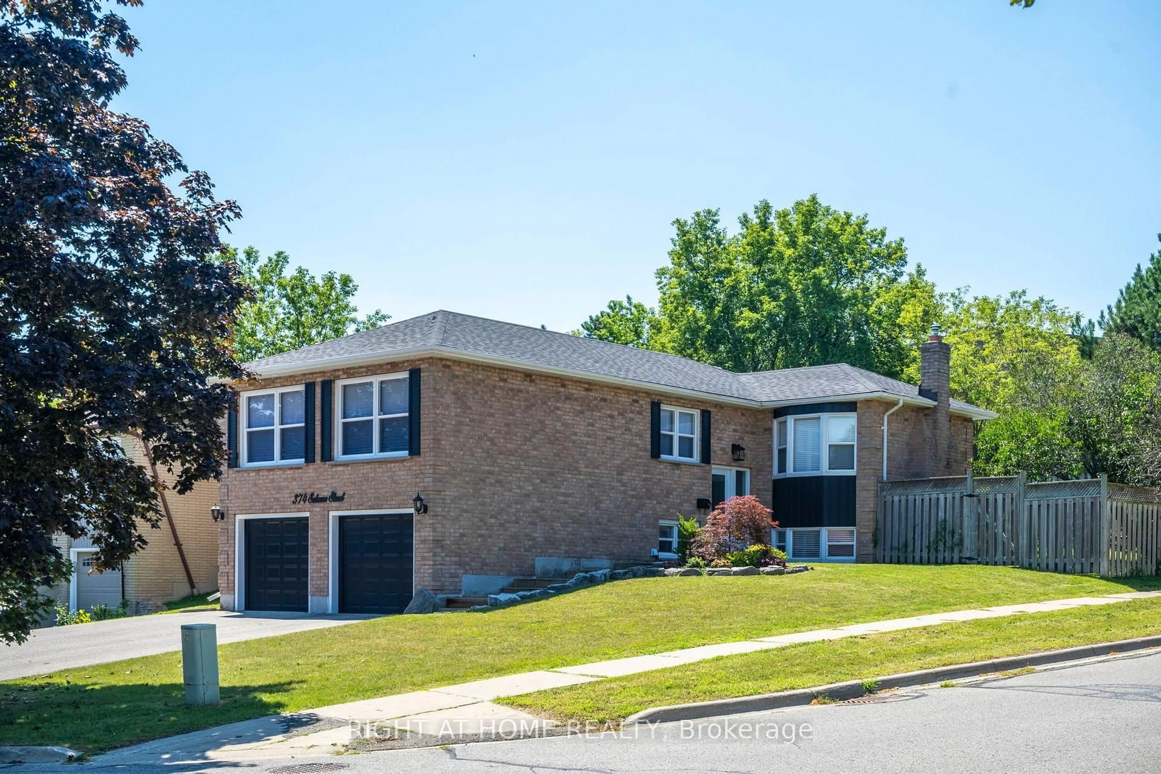Home with brick exterior material, street for 374 Salerno St, Oshawa Ontario L1J 6W3