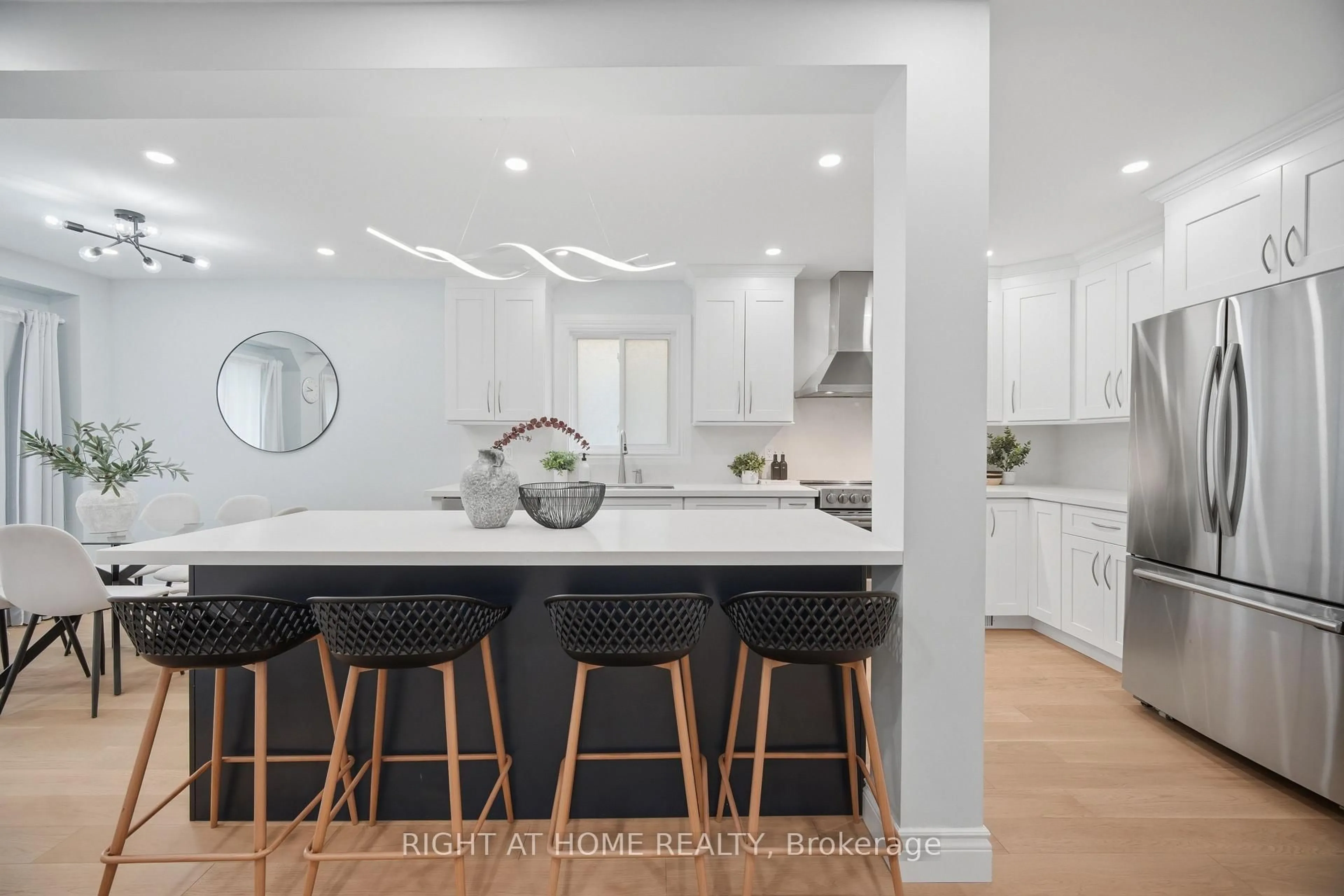 Open concept kitchen, unknown for 21 Dobson Dr, Ajax Ontario L1S 5C2