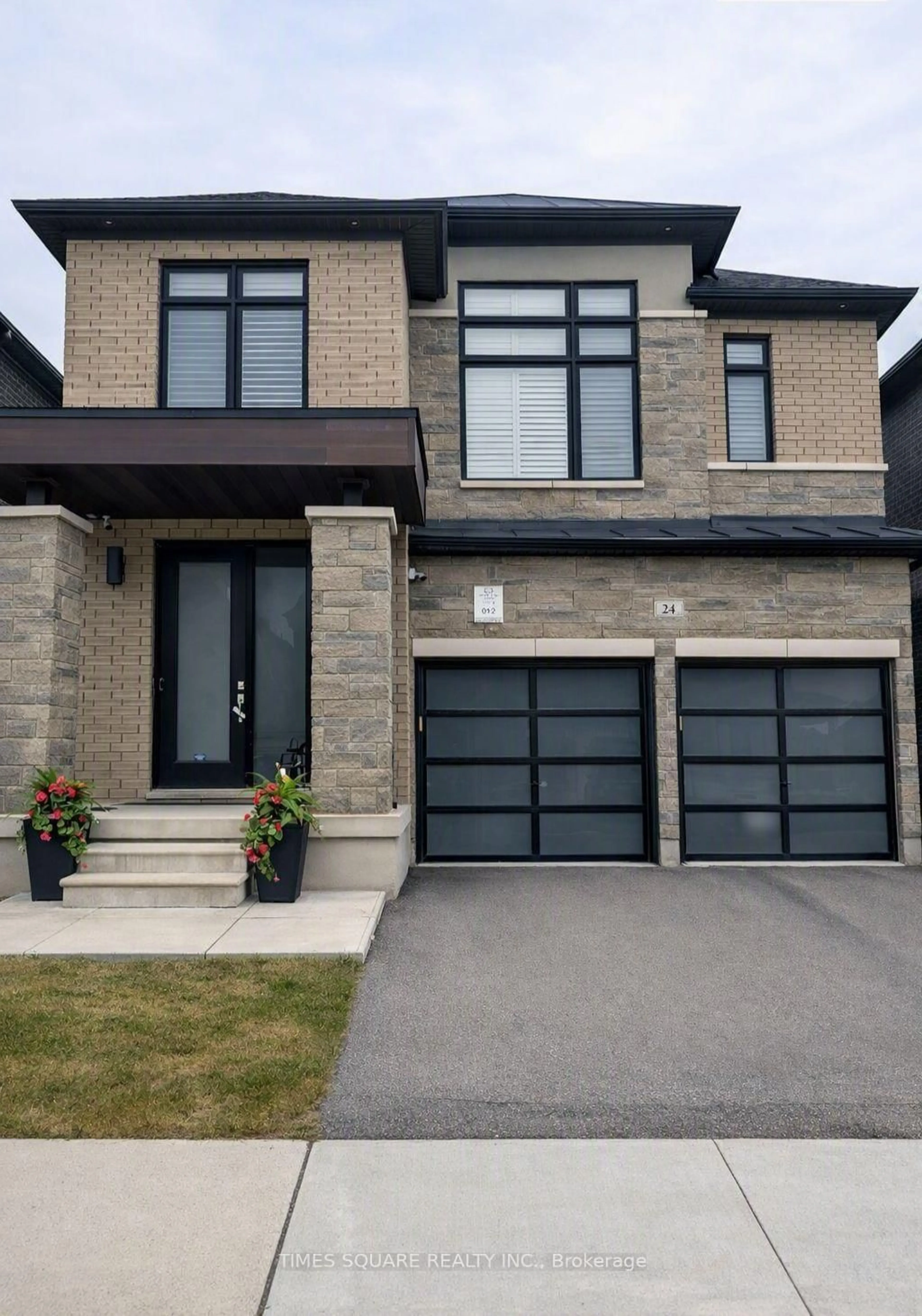 Home with brick exterior material, street for 24 Walter Clifford Nesbitt Dr, Whitby Ontario L1P 0G5