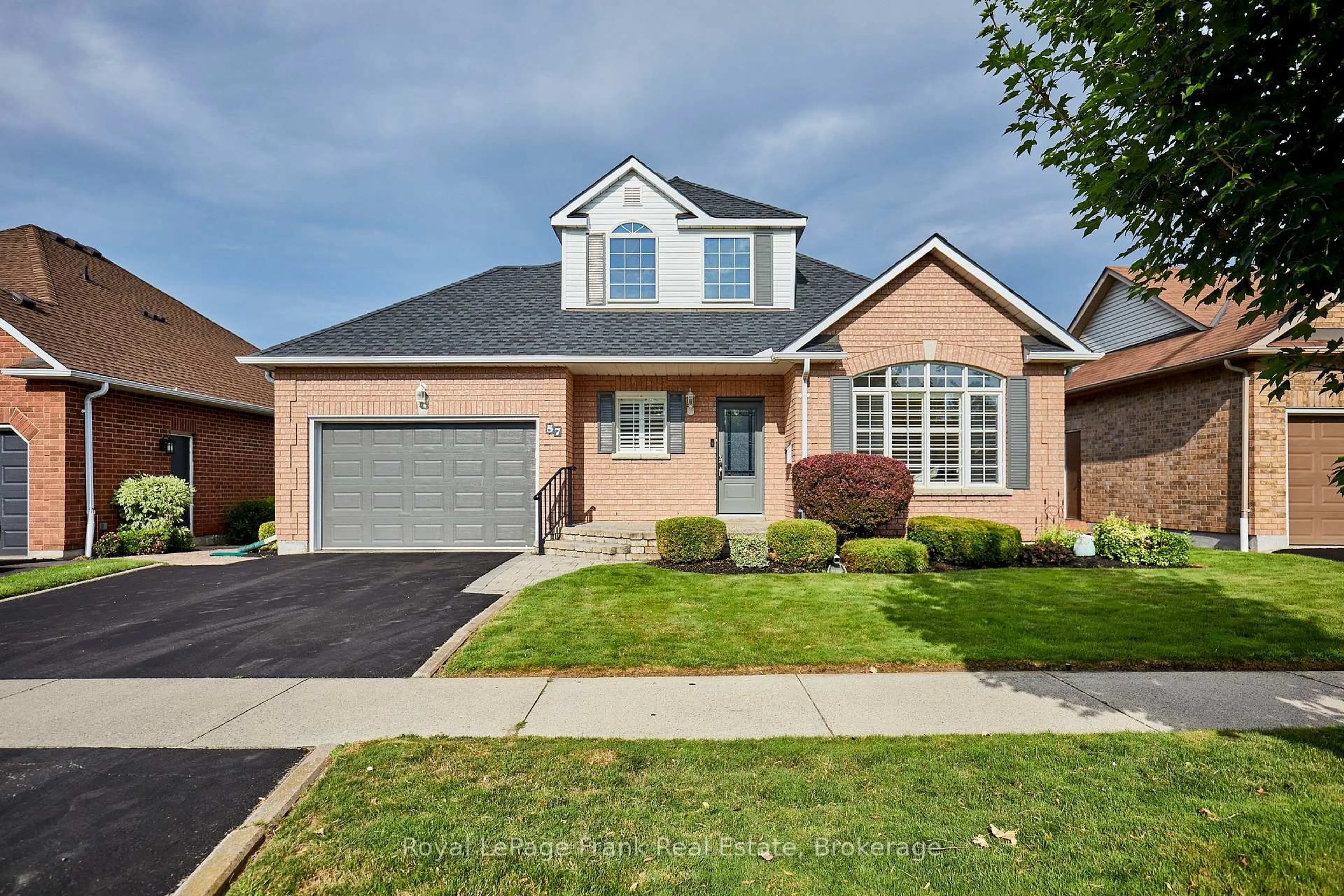 Home with brick exterior material, street for 57 Waterbury Cres, Scugog Ontario L9L 1R9