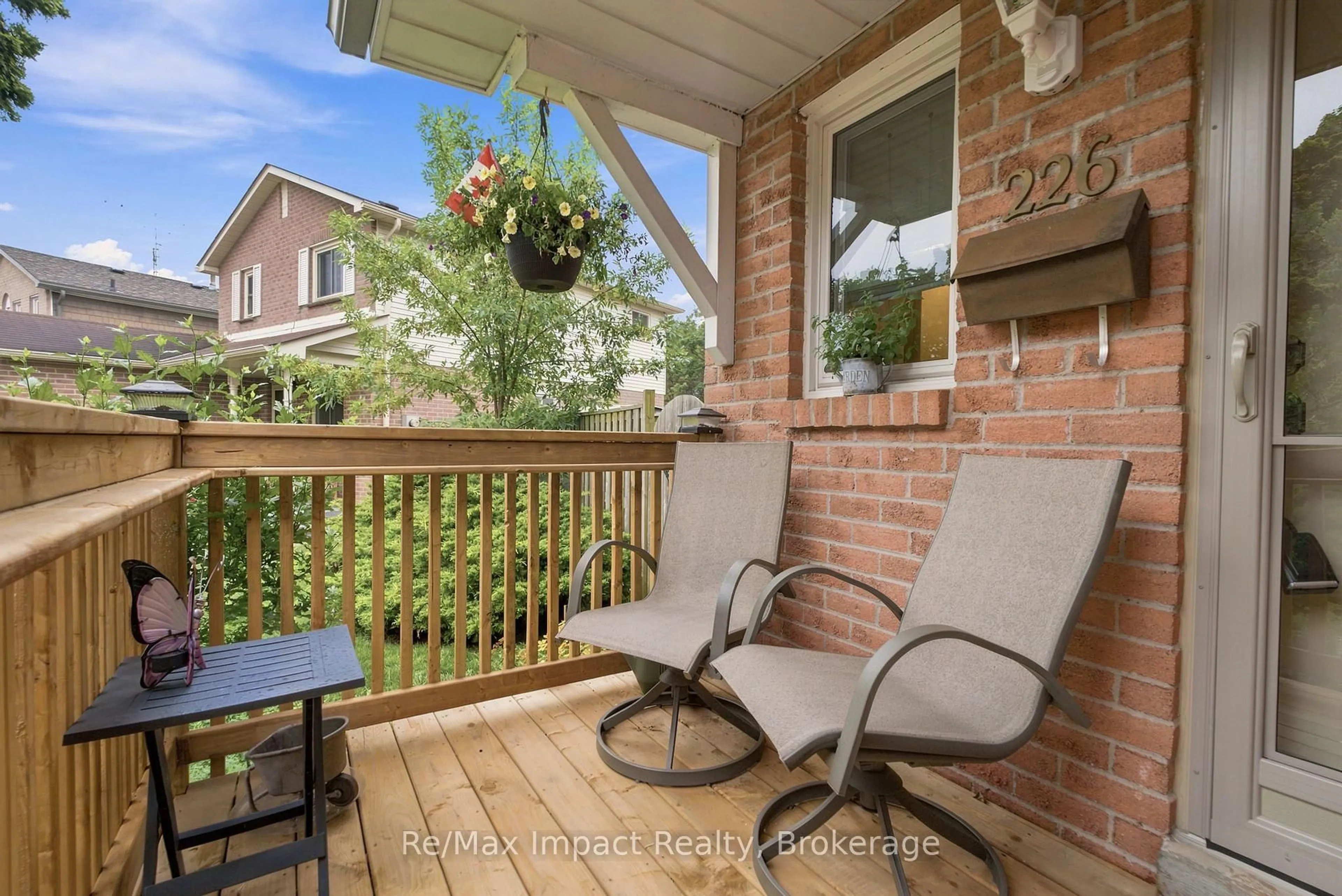 Patio, street for 226 Rands Rd, Ajax Ontario L1S 3Y5