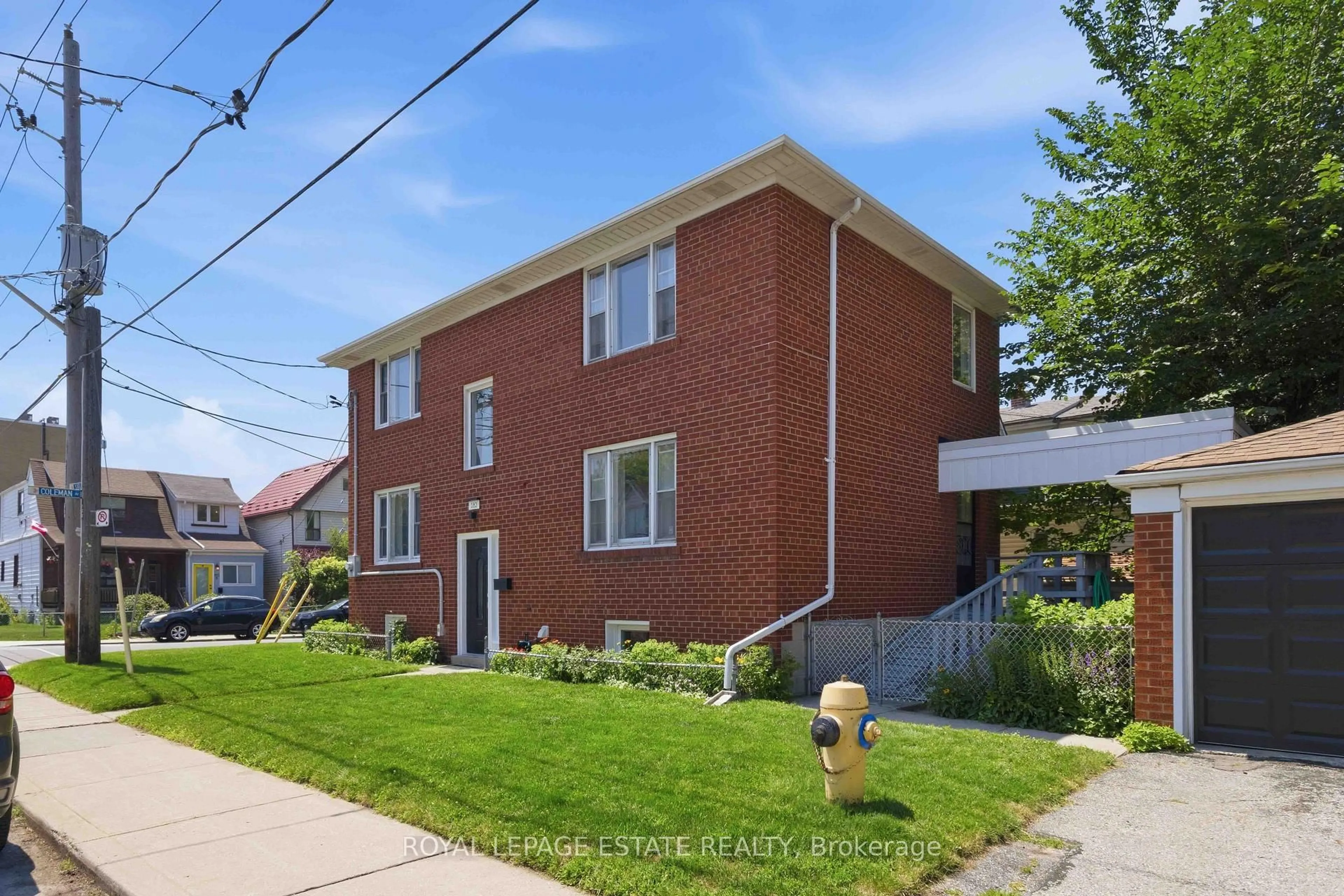 Home with brick exterior material, street for 182 Coleman Ave, Toronto Ontario M4C 1R4