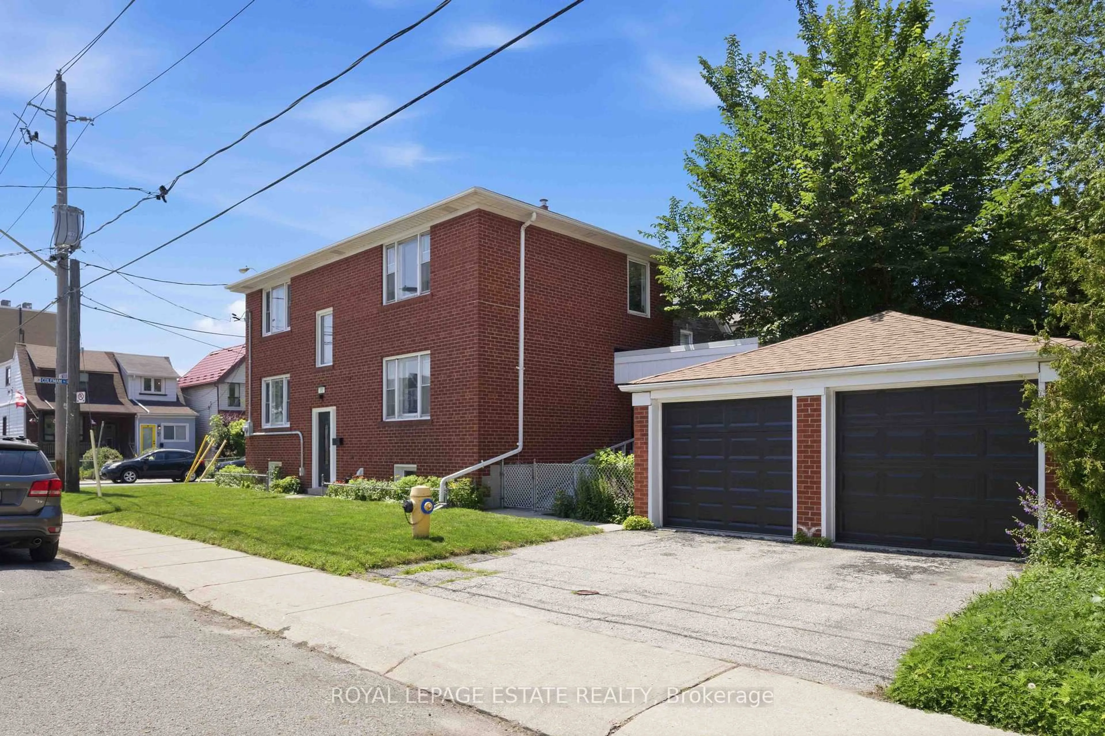 Home with brick exterior material, street for 182 Coleman Ave, Toronto Ontario M4C 1R4