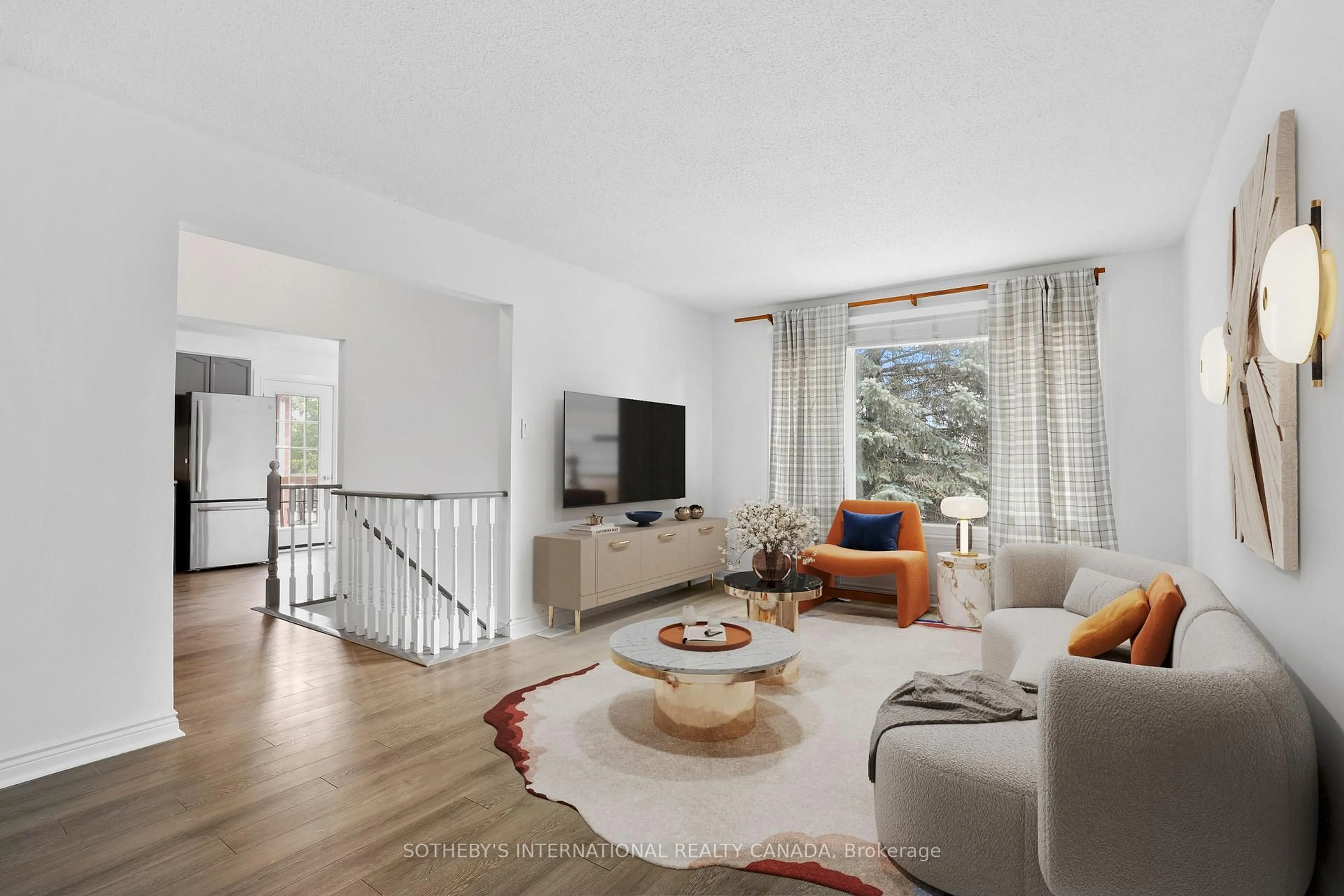 Living room with furniture, unknown for 12 Dunkin Ave, Clarington Ontario L1E 2E3