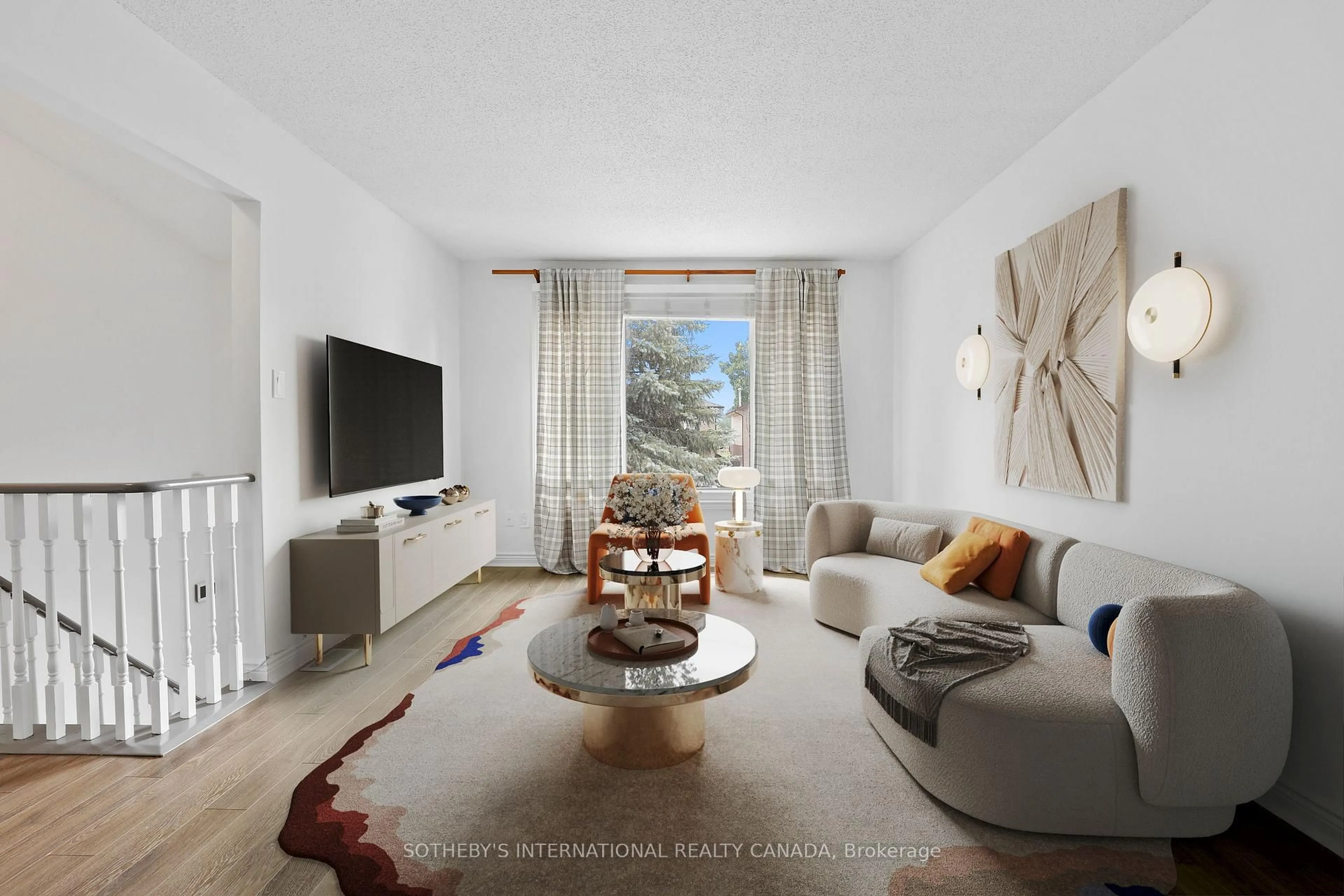 Living room with furniture, unknown for 12 Dunkin Ave, Clarington Ontario L1E 2E3