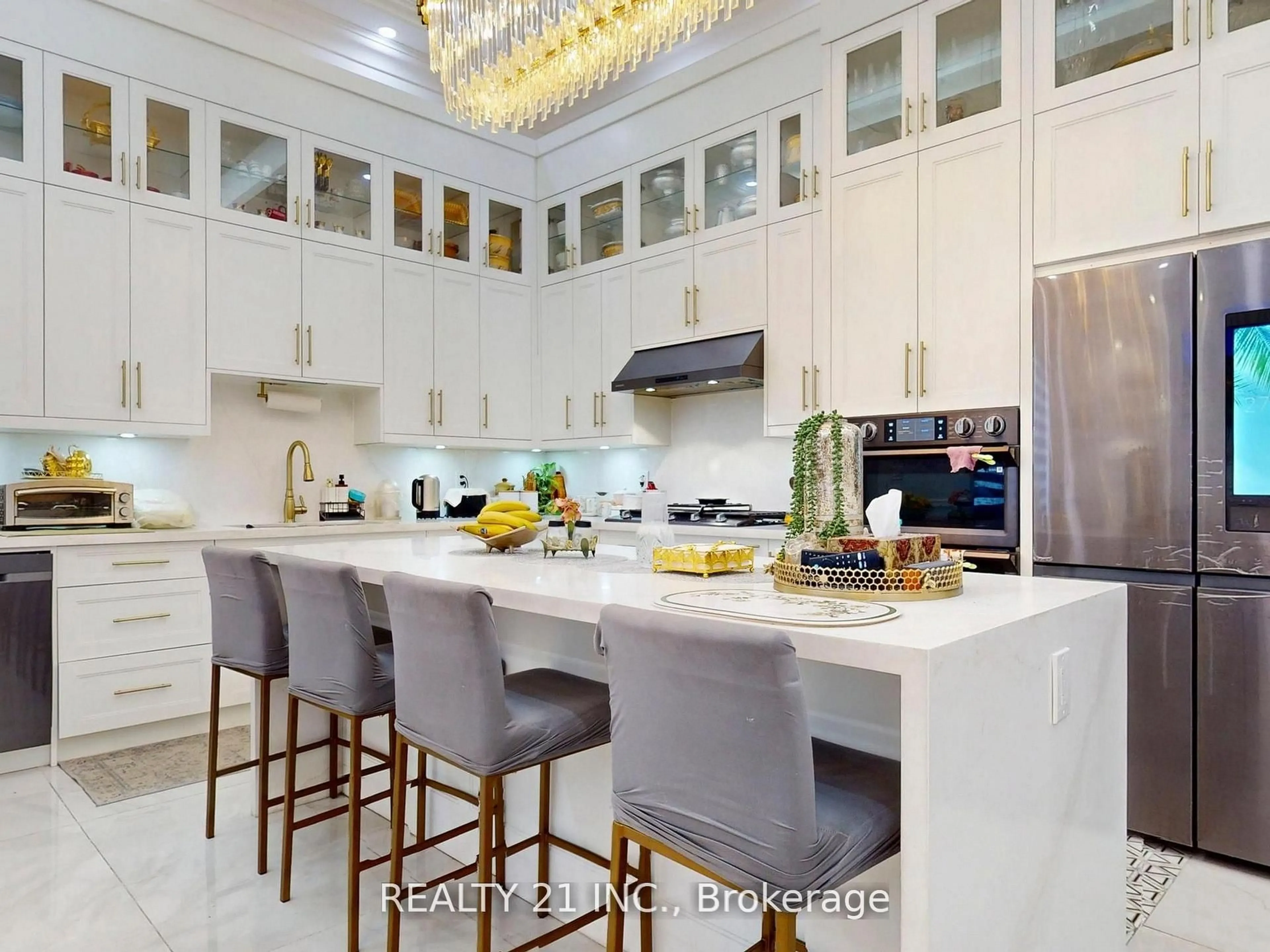 Contemporary kitchen, ceramic/tile floor for 36 Craiglee Dr, Toronto Ontario M1N 2L8
