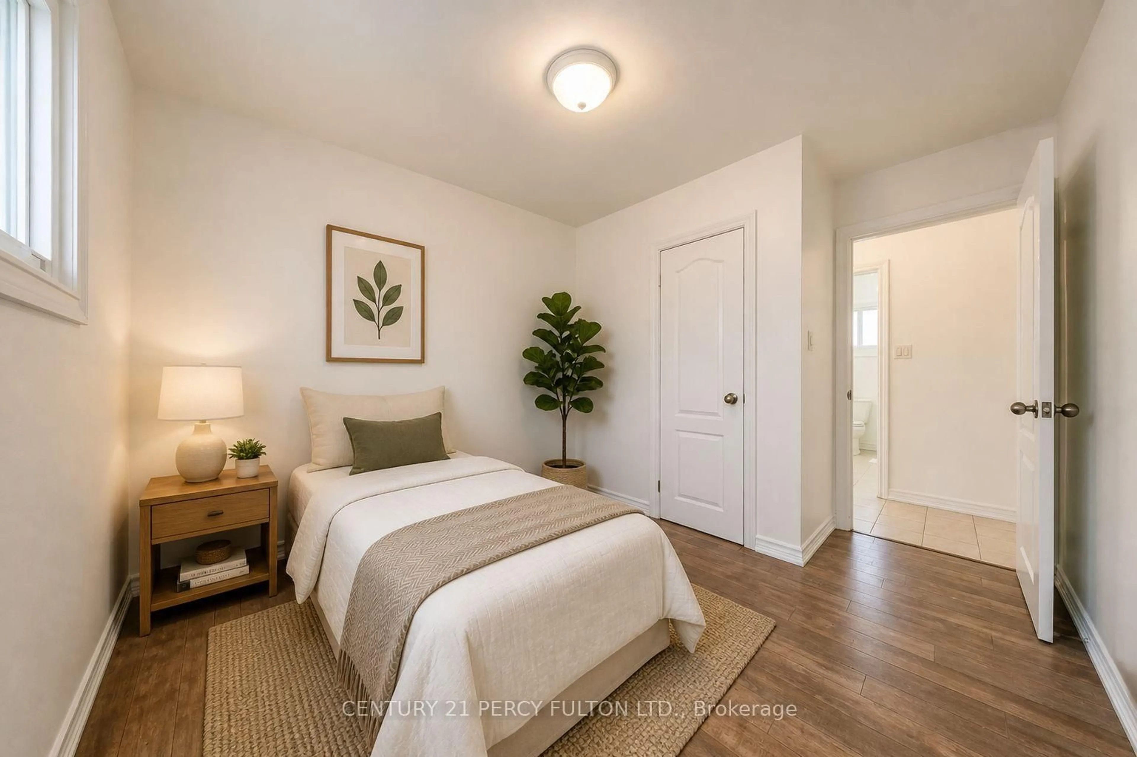 Bedroom with bed, unknown for 381 Conant St, Oshawa Ontario L1H 3S8